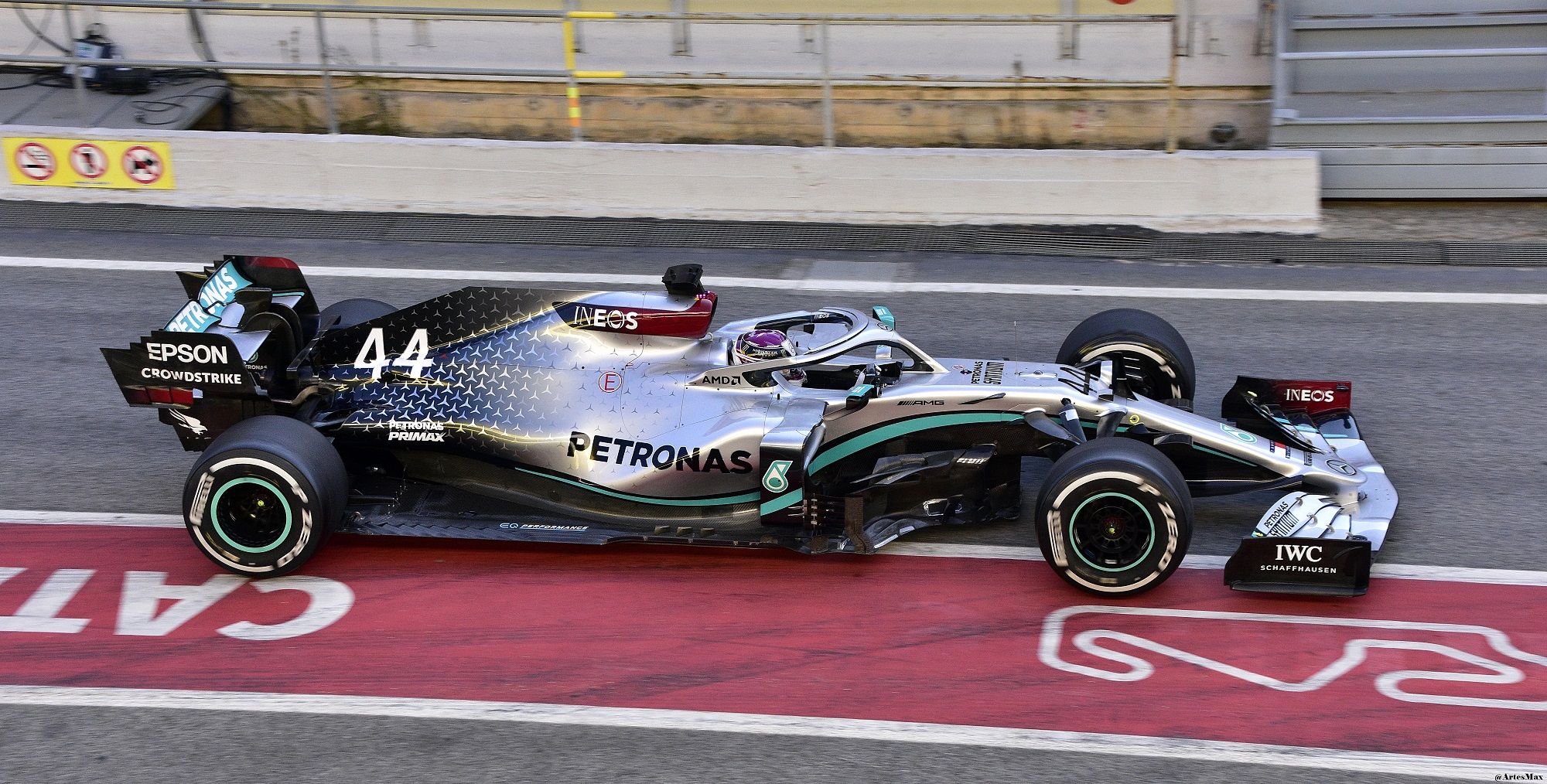 Datei:2020 Formula One Tests Barcelona, Mercedes AMG F1 W11 EQ