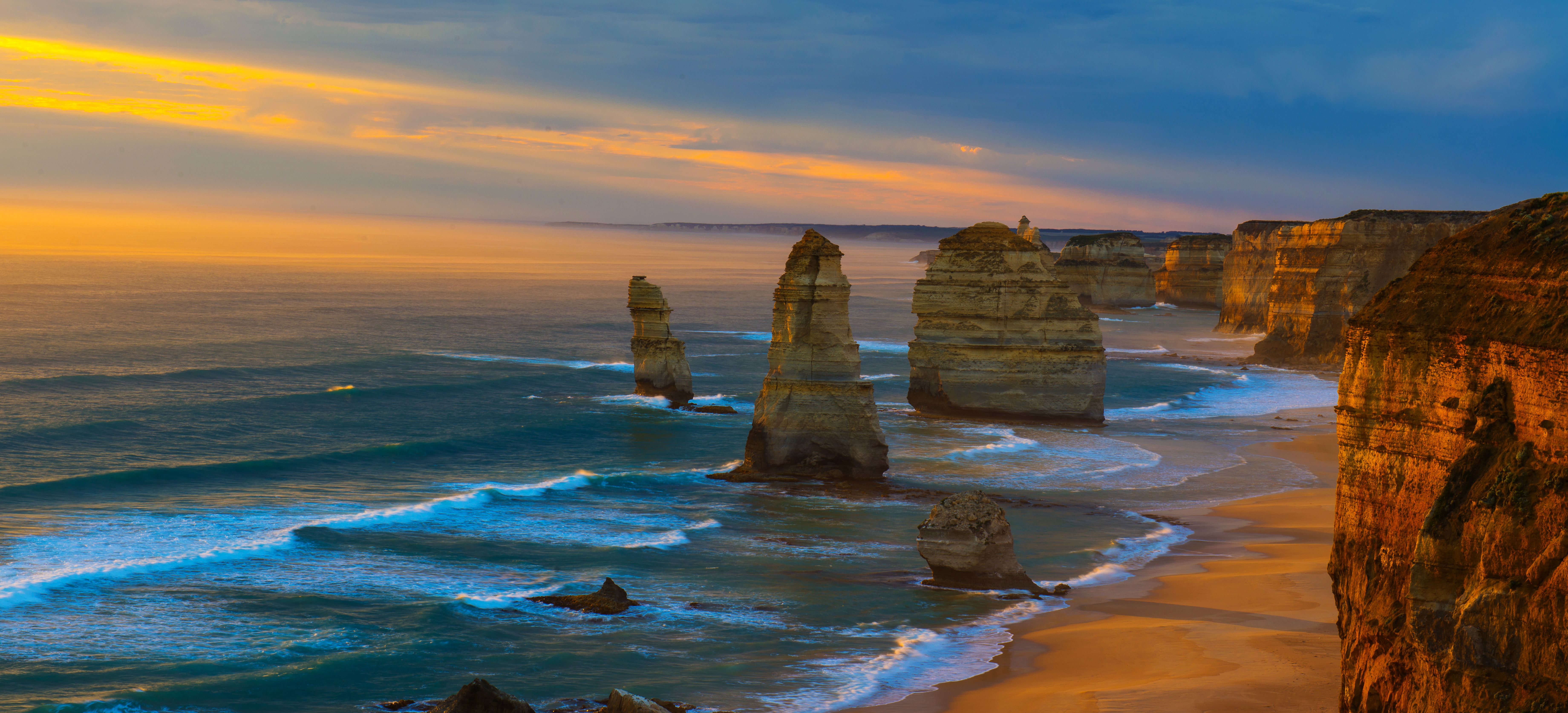 The Twelve Apostles 5k Retina Ultra HD Wallpaper. Background