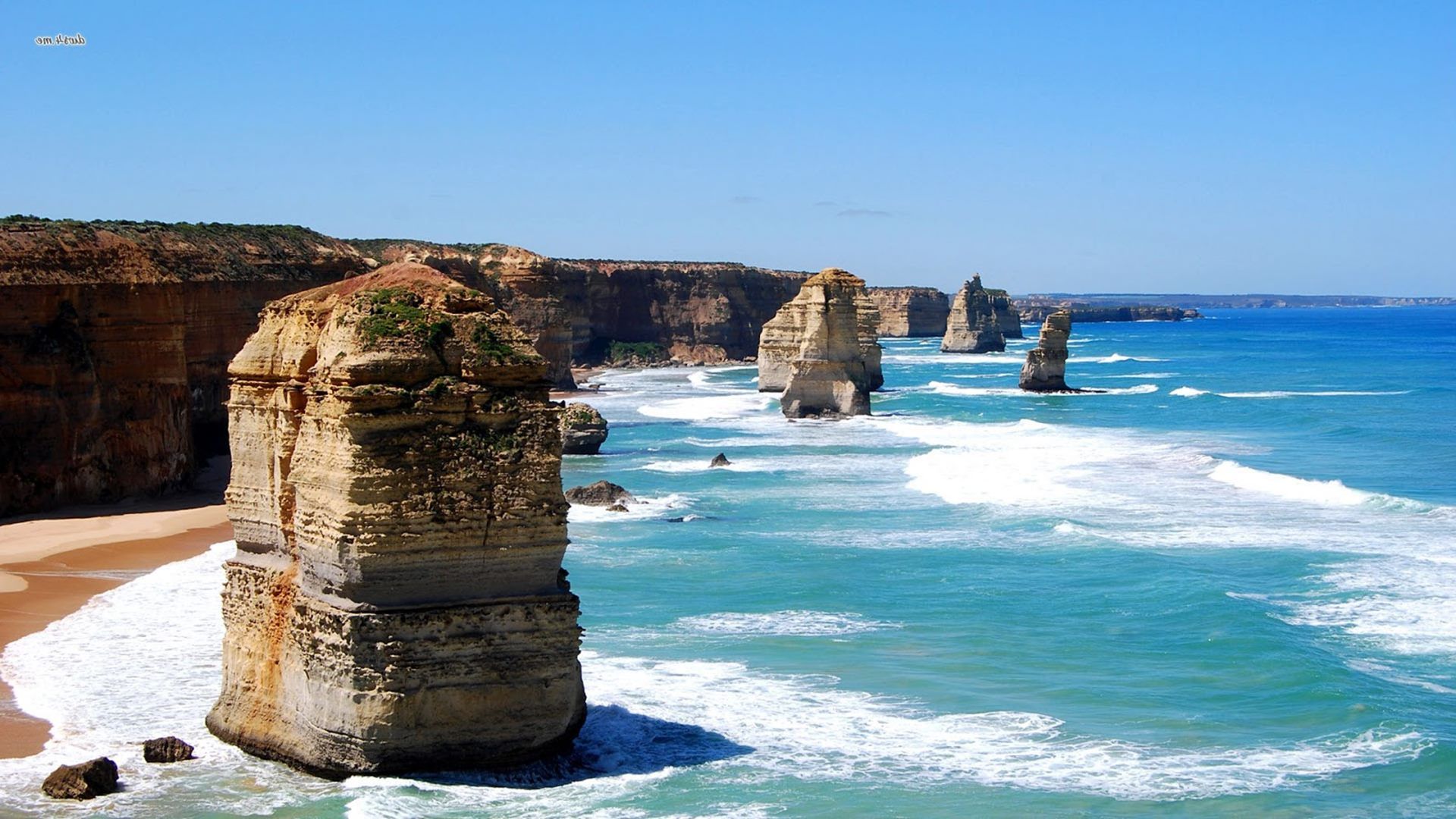 Twelve Apostles In Australia HD Wallpaper