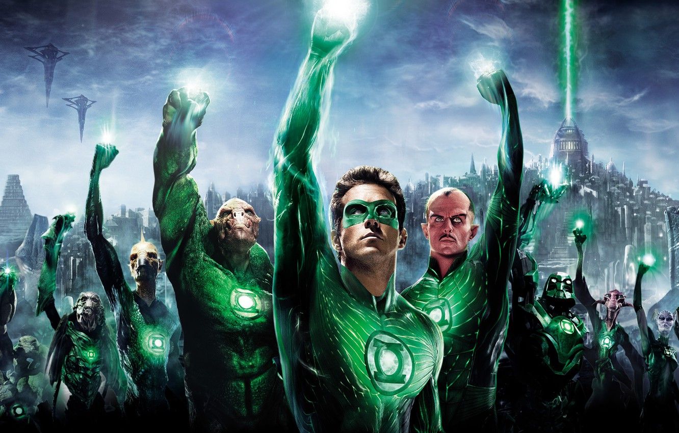 Wallpaper Green Lantern, Green lantern, DC comics, DC universe, Hal Jordan, Sinestro, Hal Jordan, corps green lantern, green lantern corps image for desktop, section фильмы