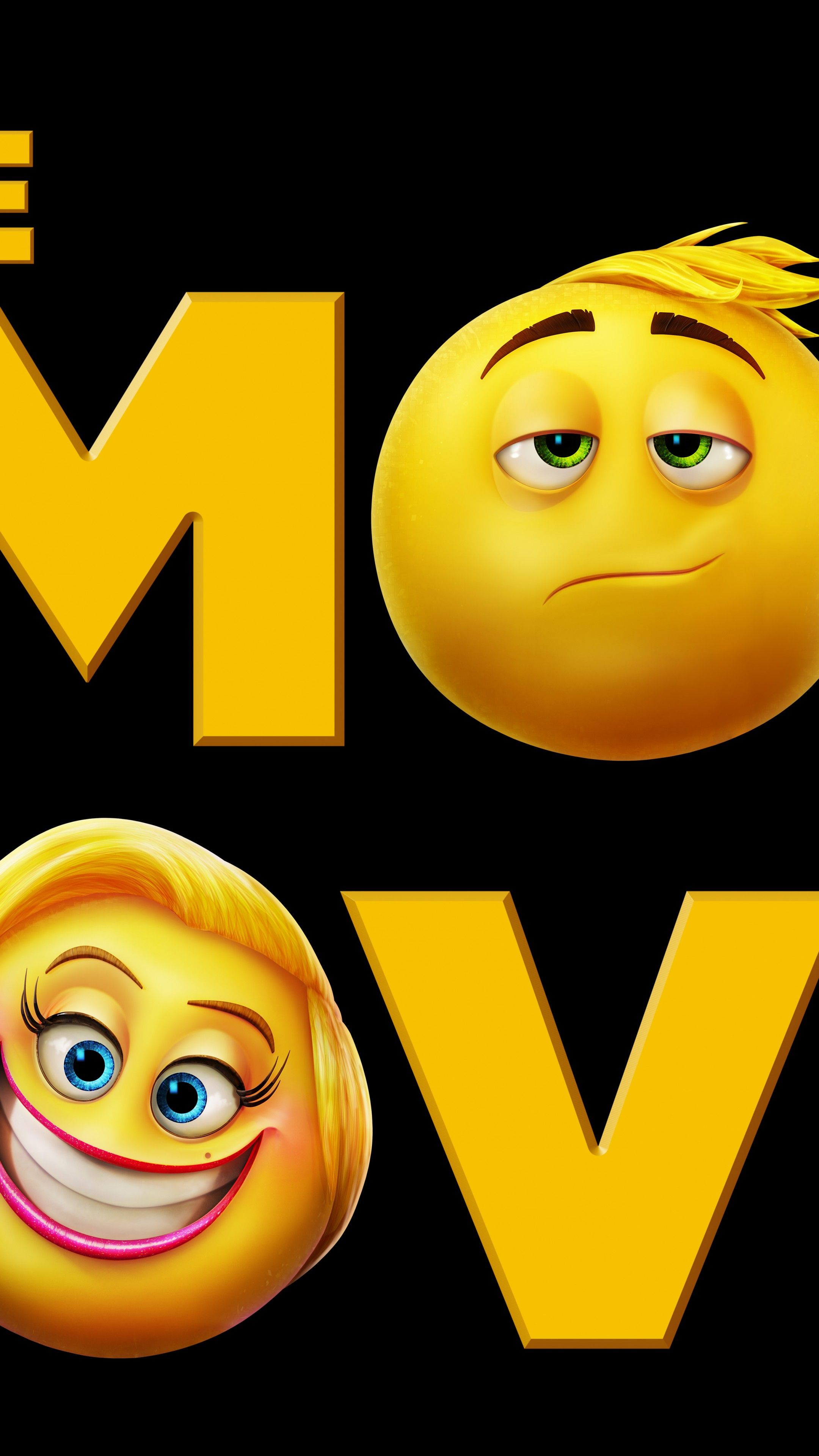 Wallpaper Emojimovie: Express Yourself, smiley, 4k, Movies