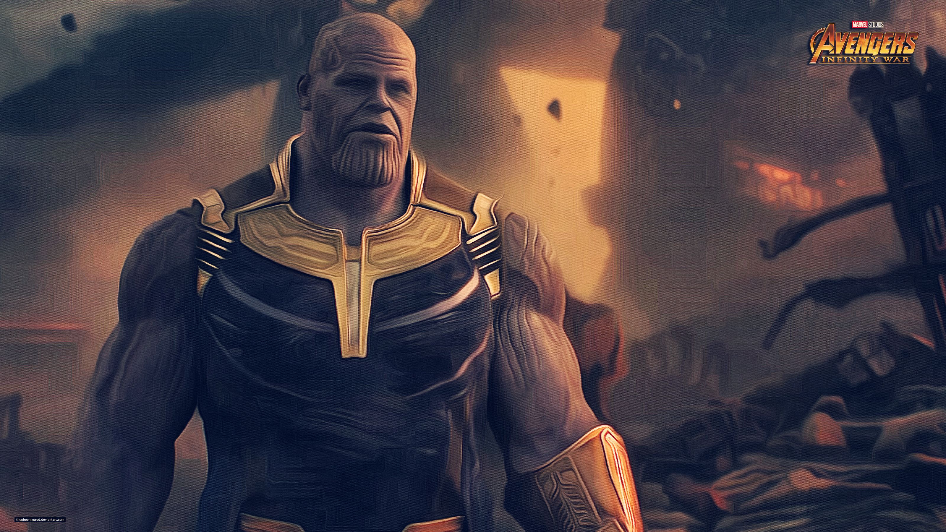 Thanos Avengers Infinity War 2018 4k Artwork 1600x1200
