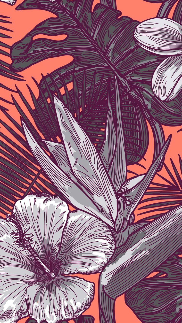 Tropical Summer iPhone Wallpaper