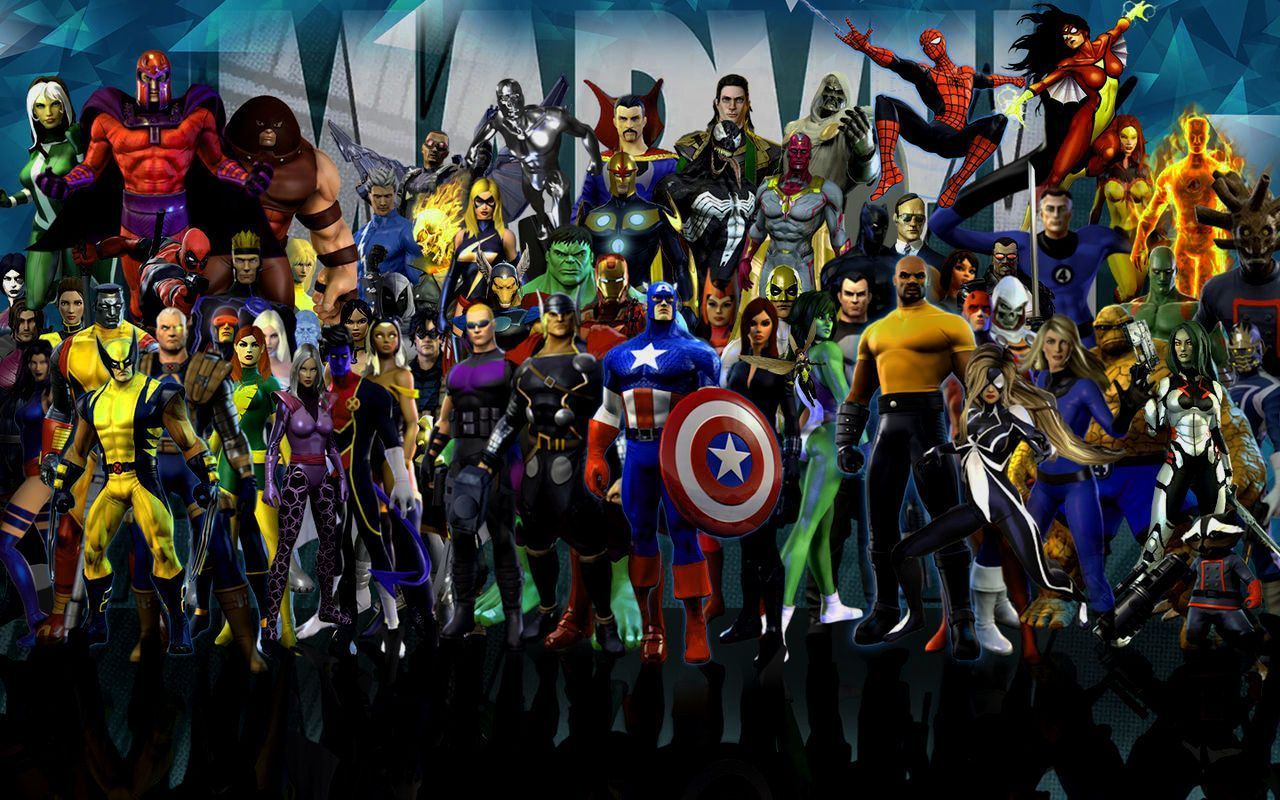 4K Marvel Characters Wallpaper