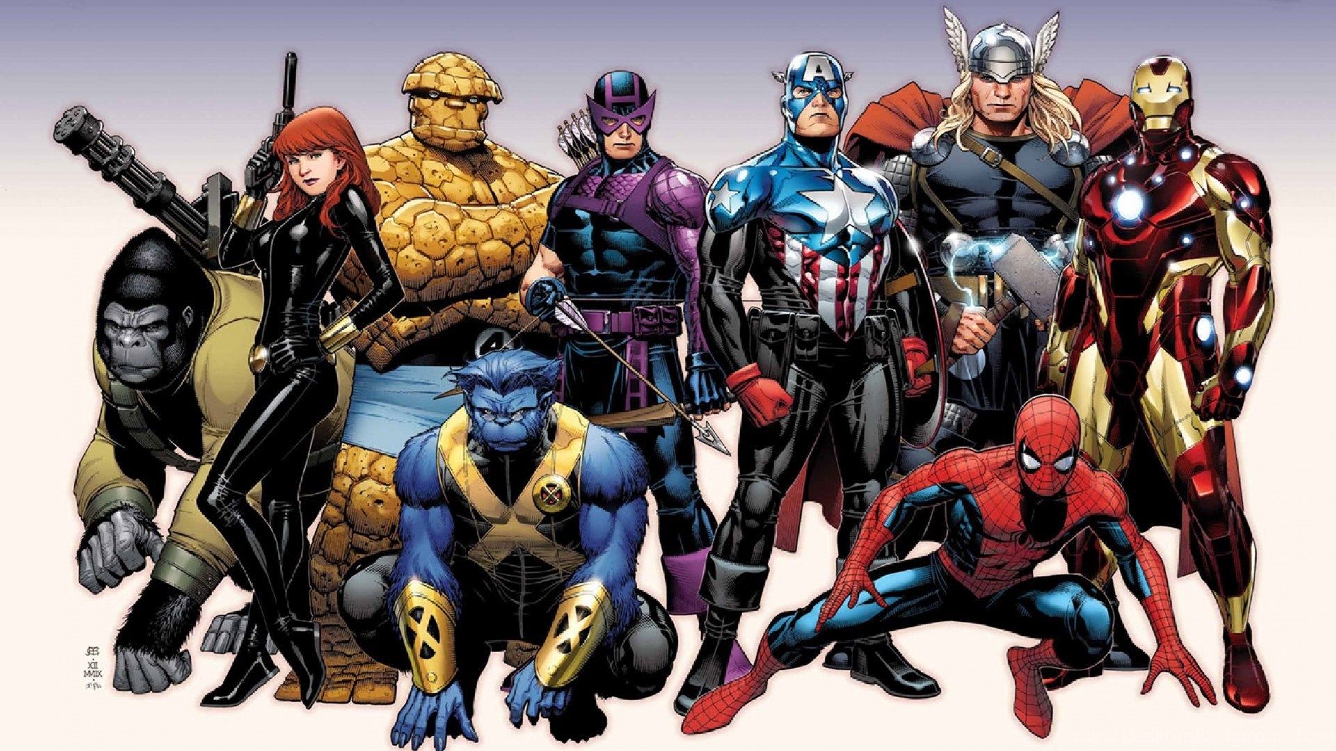 Marvel Comics Character Wallpaper Desktop Background