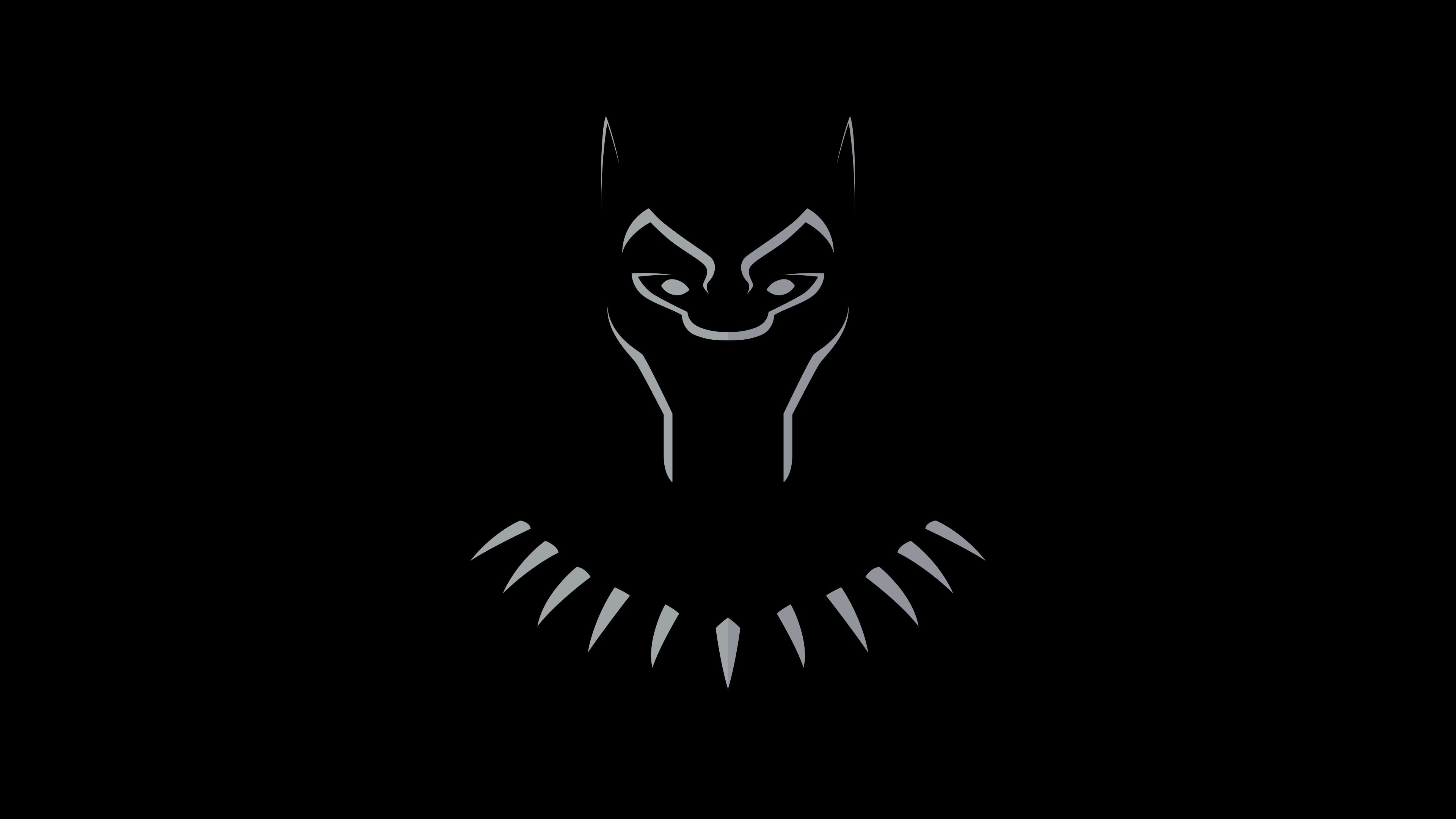 Black Panther Flat Digital Art 1440P Resolution