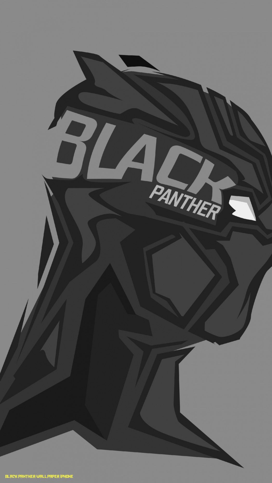 Download 114×114 114k, 14k, Black Panther, Minimal Wallpaper