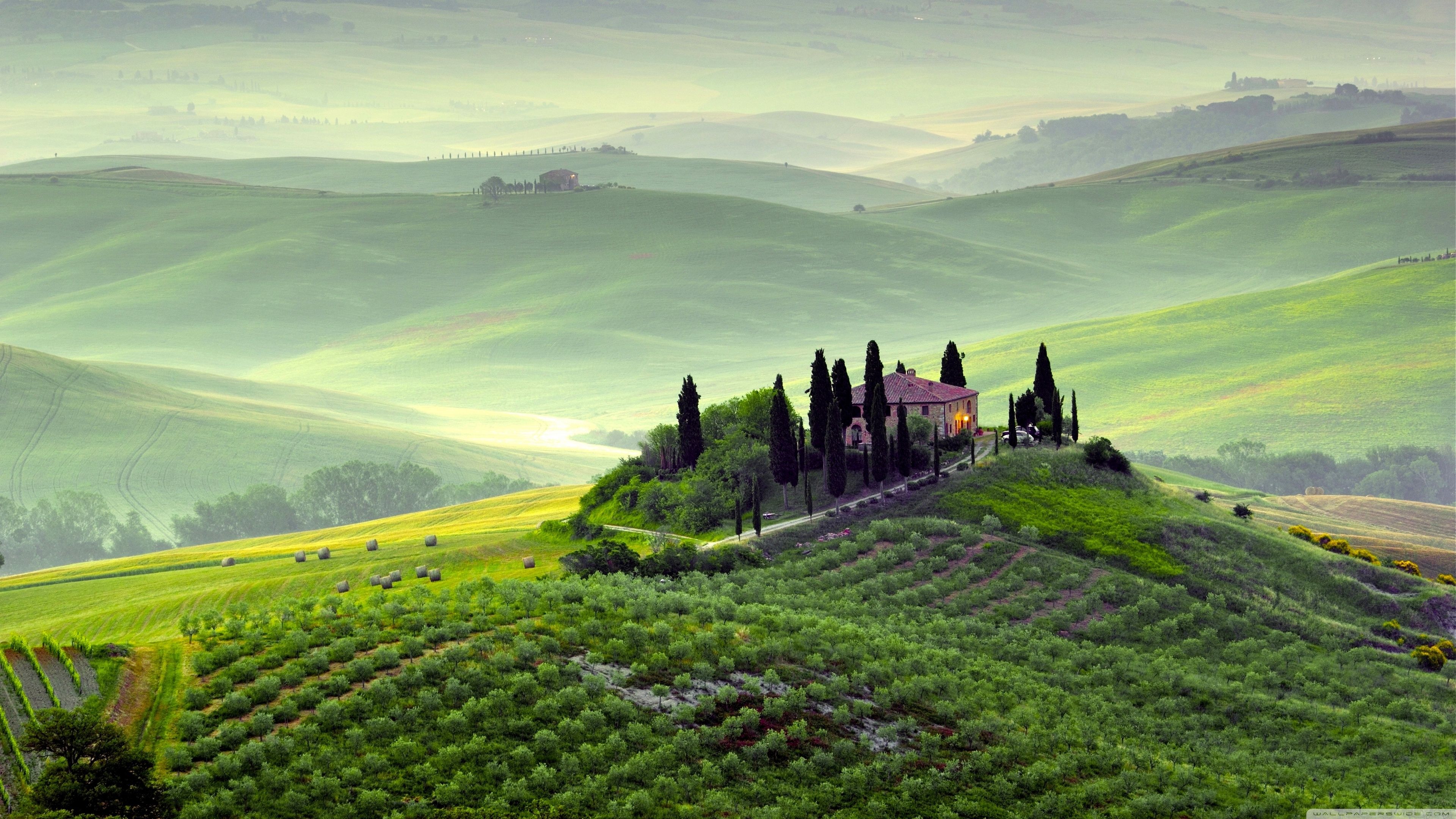 Pienza Toscana Tuscany Italy Ultra HD Desktop Background Wallpaper