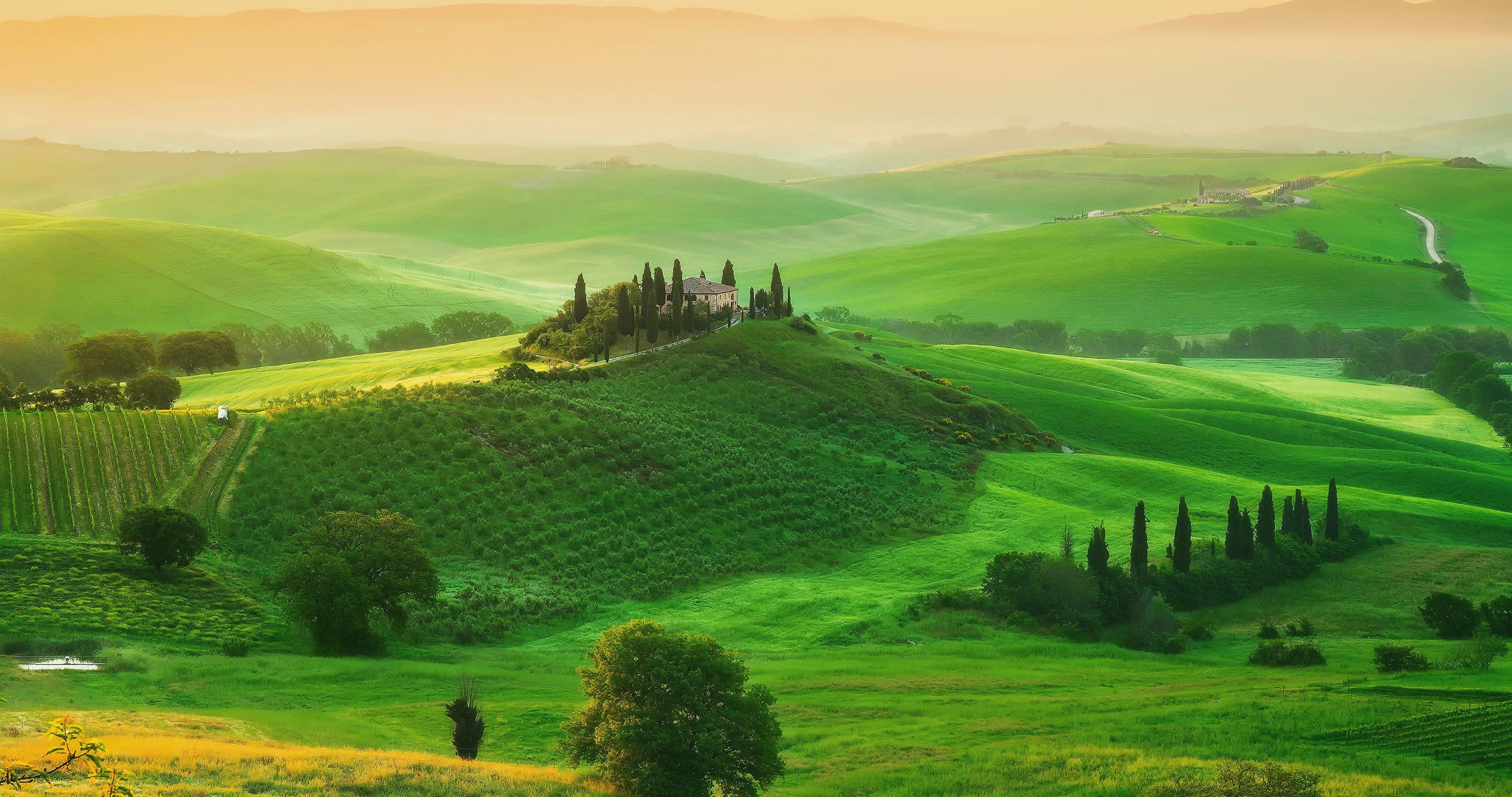 italy tuscany fields 4k ultra HD wallpaper High quality walls