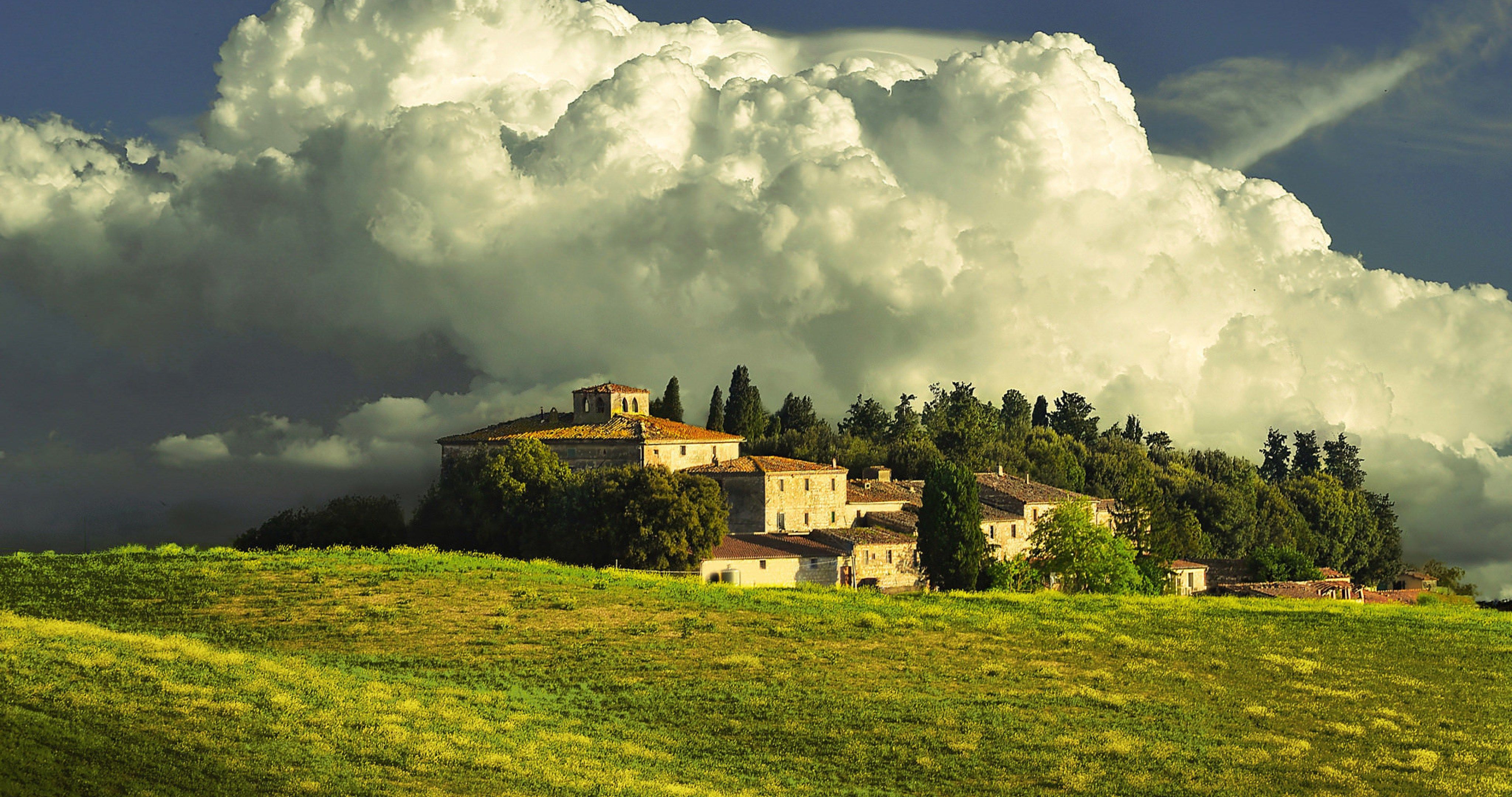 amazing italian place 4k ultra HD wallpaper. Tuscany landscape