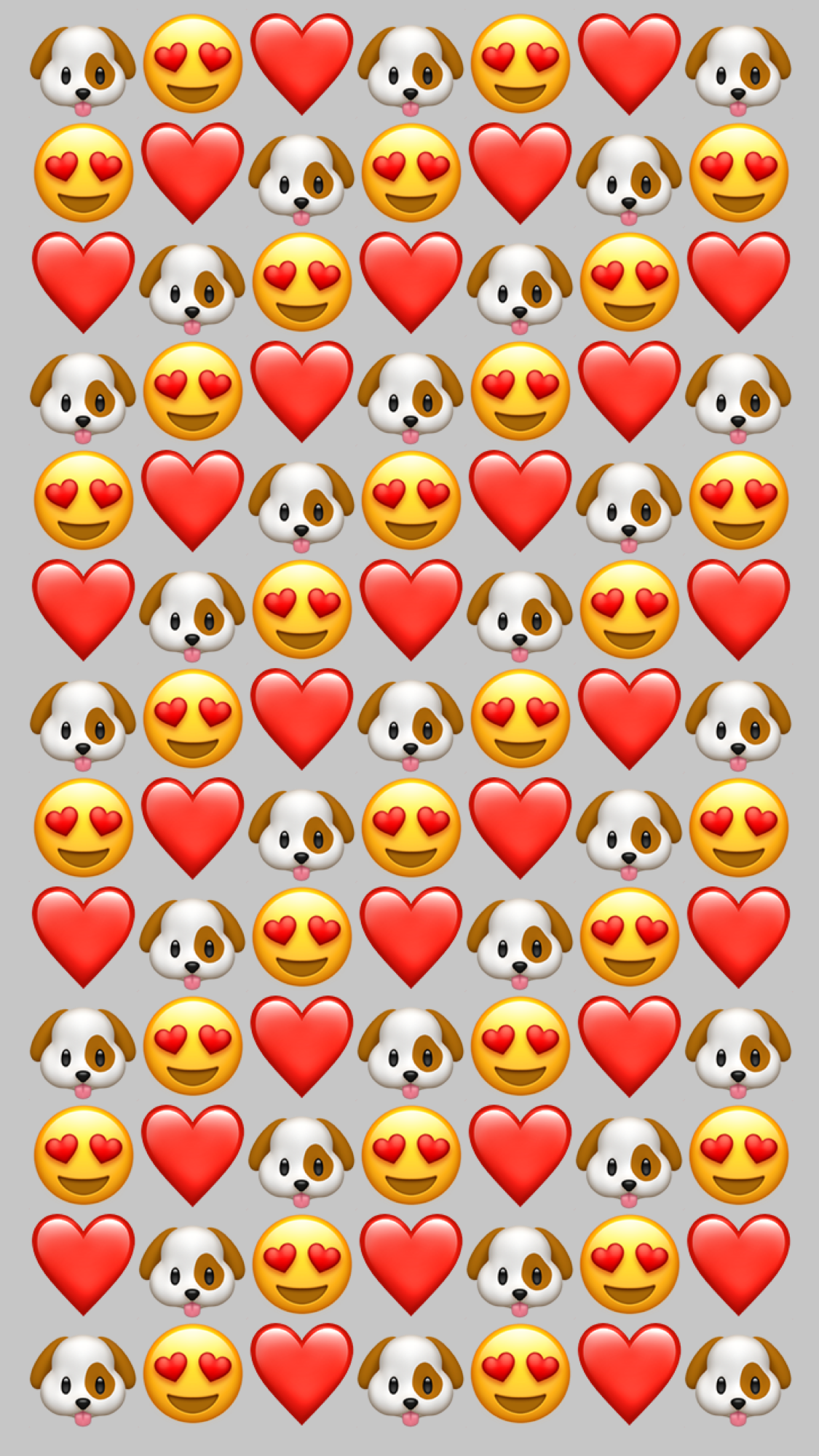 Wallpaper dog iPhone love WhatsApp. Cute emoji wallpaper, Emoji