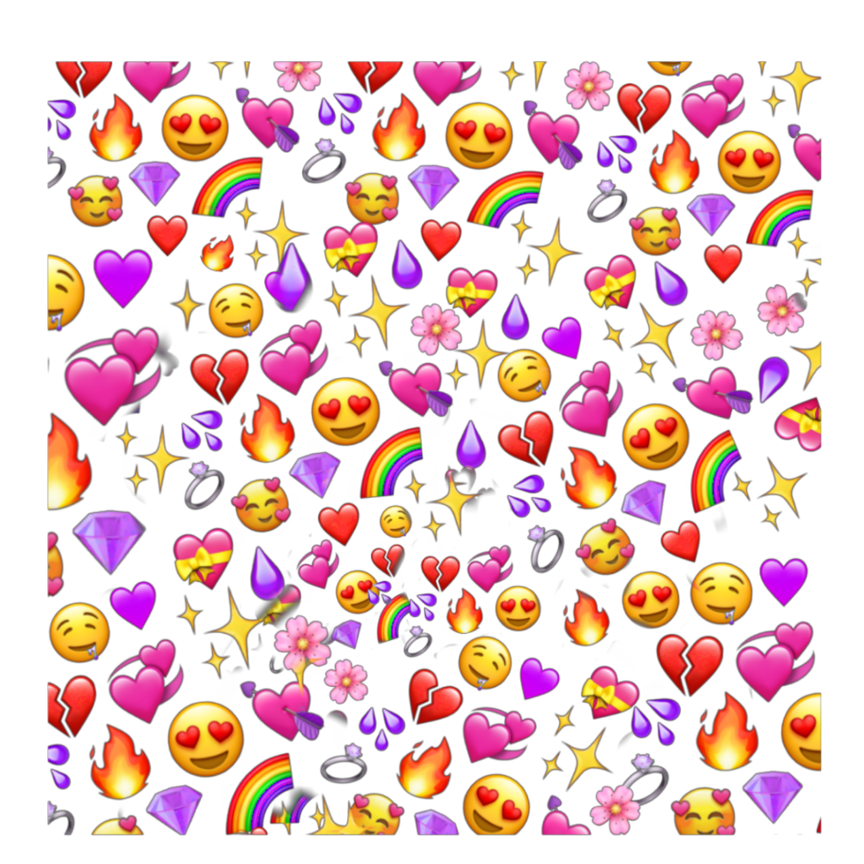 emoji #background #emojibackground #hearts #heartsbackground