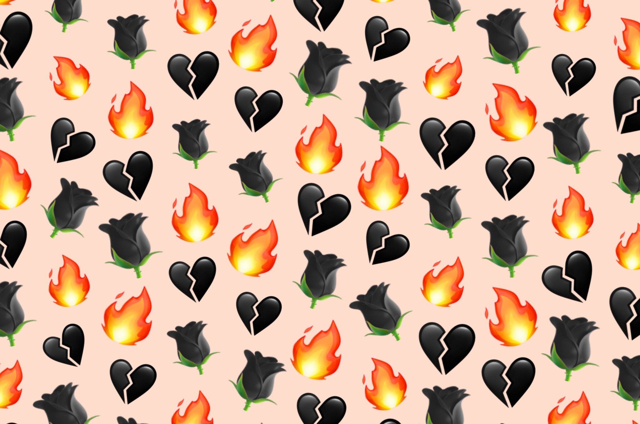 Love Broken Heart Emoji Wallpaper