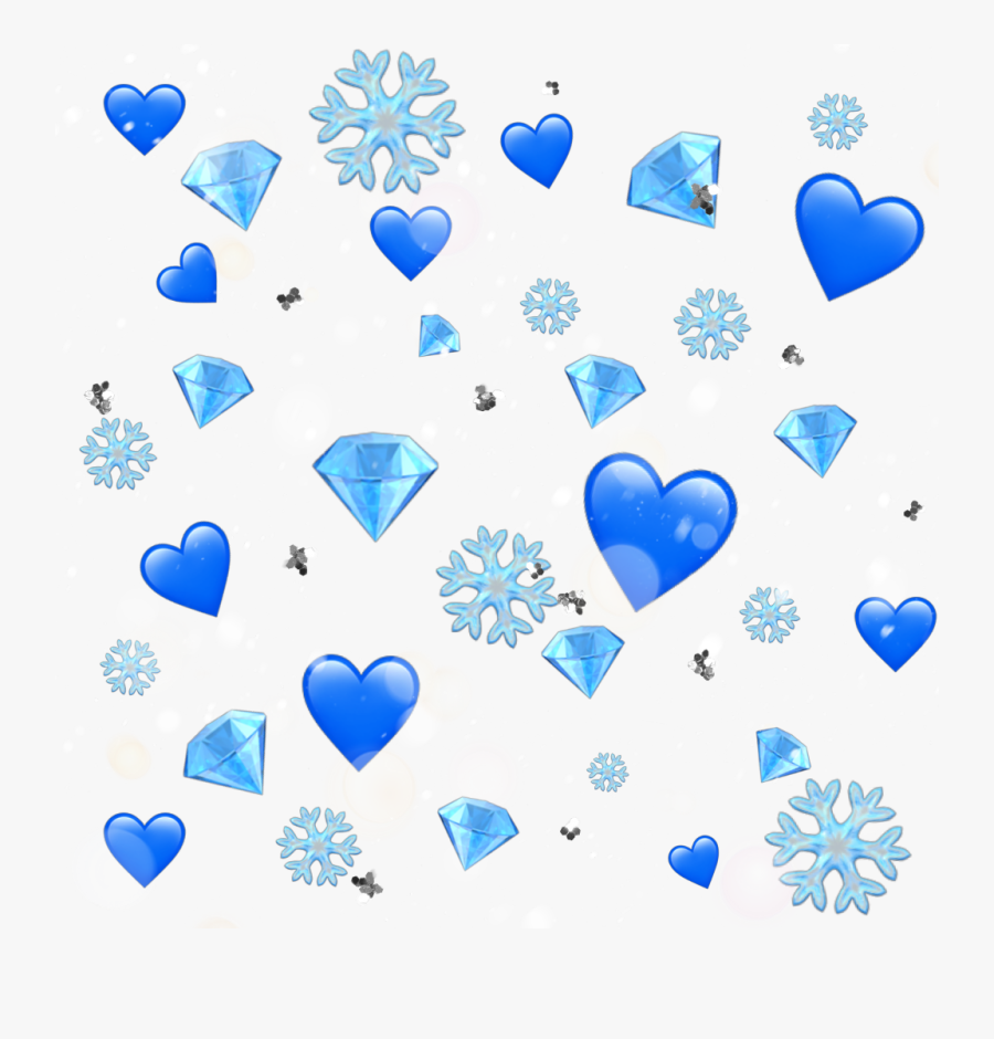 background #emoji #background #heart #blue #queen Heart
