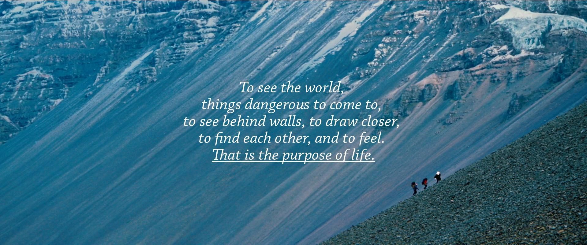 Daily HD wallpaper: The Secret Life of Walter Mitty screen grab +