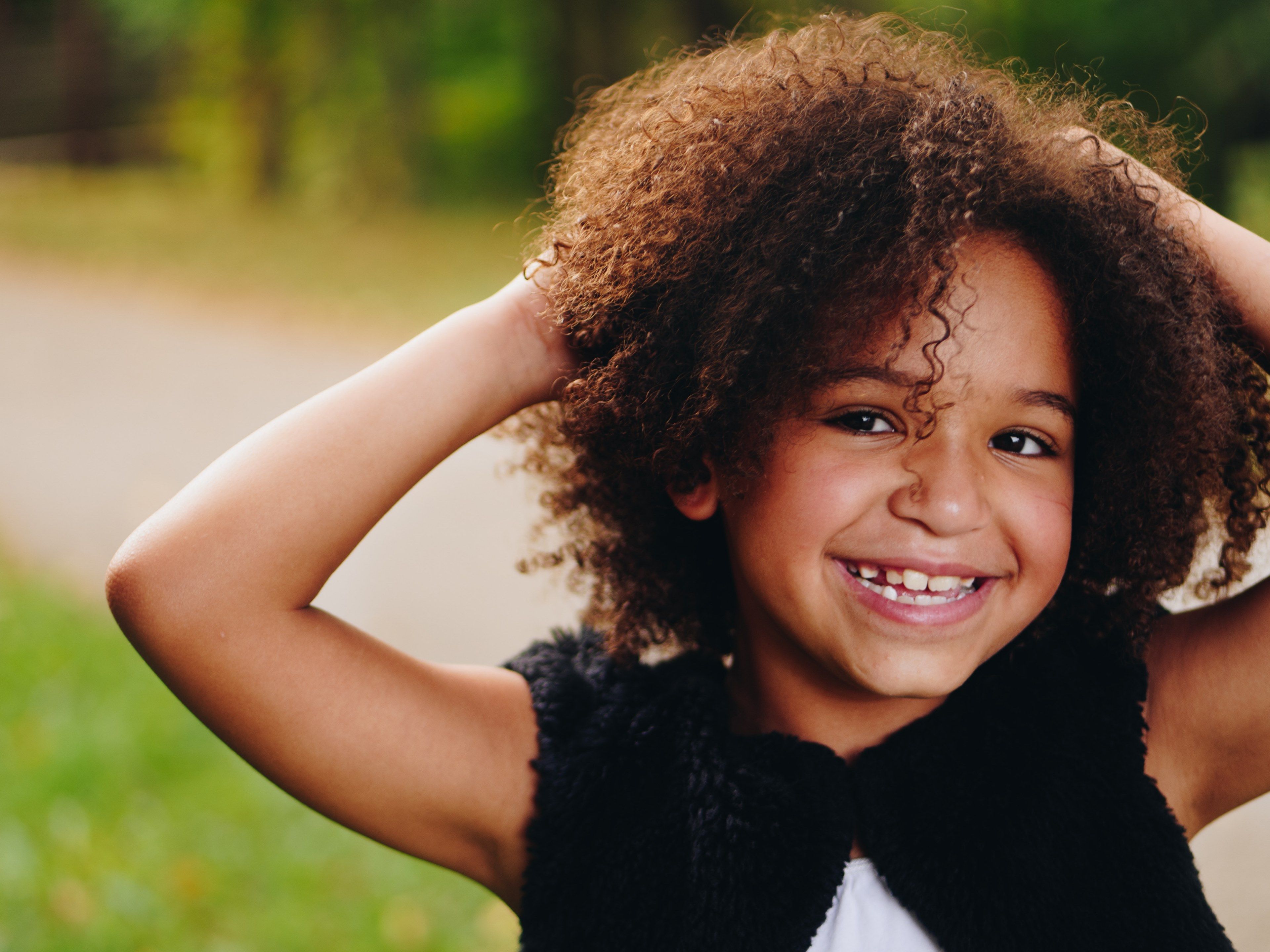 portrait african american curly hair and kid HD 4k wallpaper