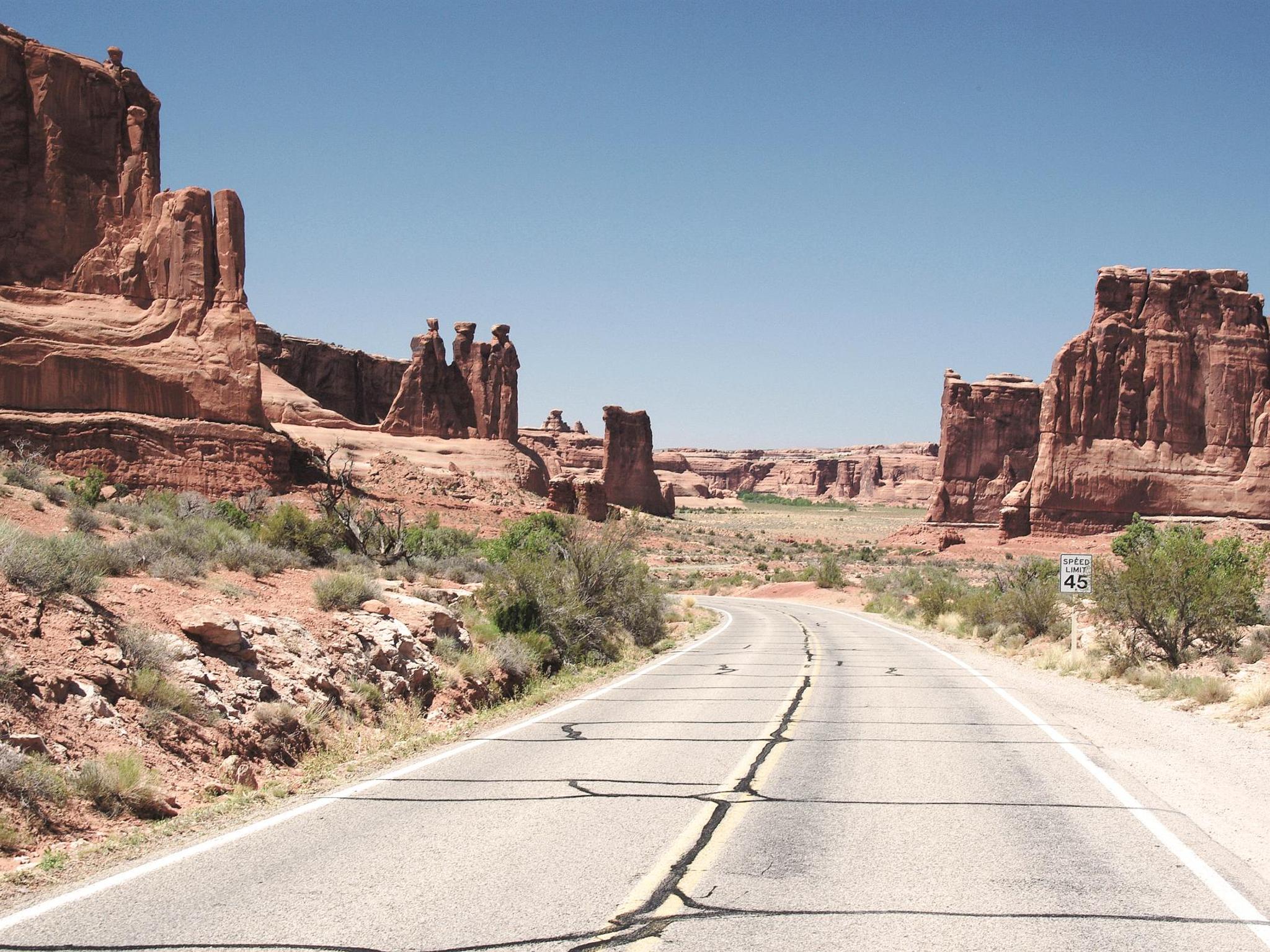 Red Desert Panorama Arches National Park Wallpapers Wallpaper Cave 0914