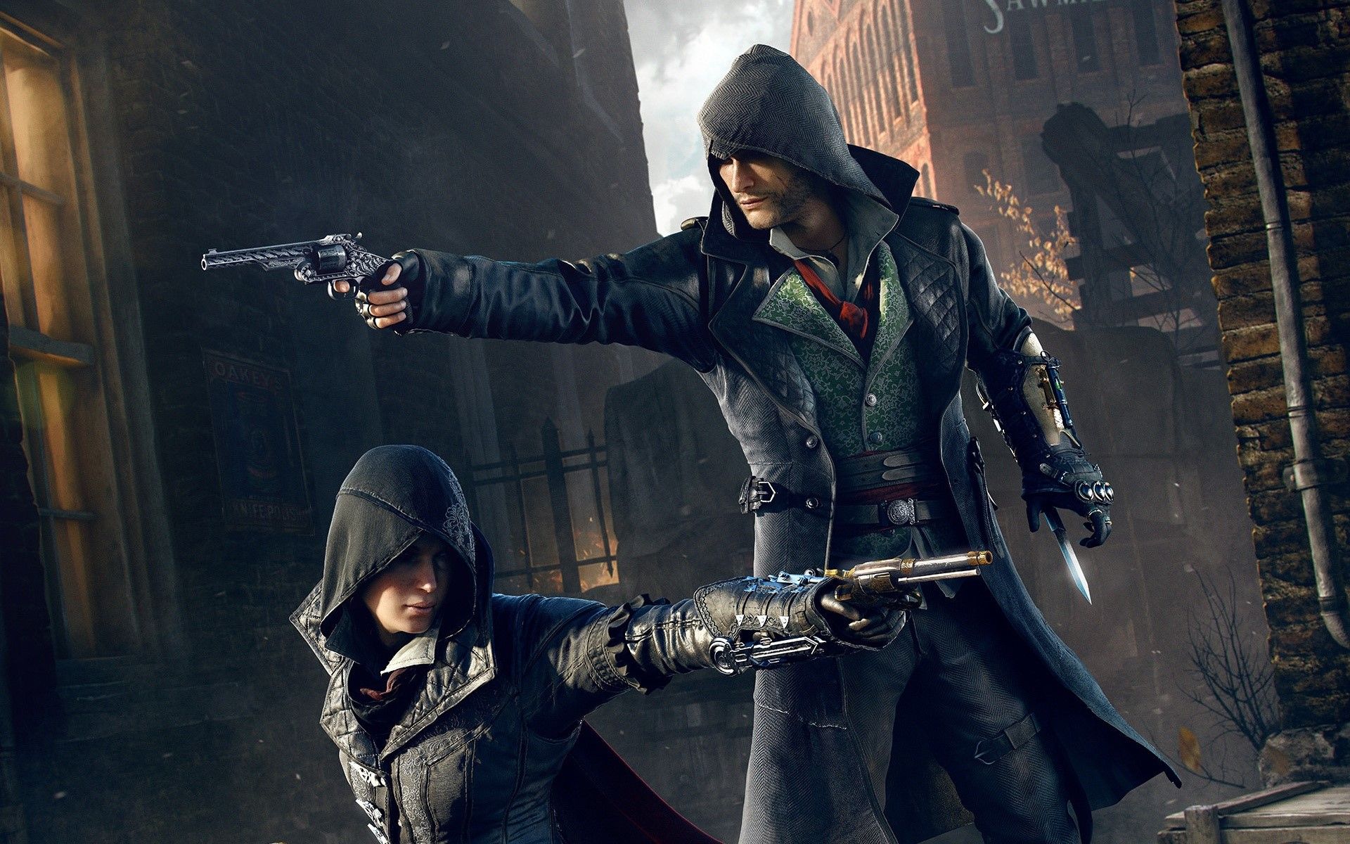 Jacob and Evie Frye of Assassins Creed Syndicatte Wallpaper Full