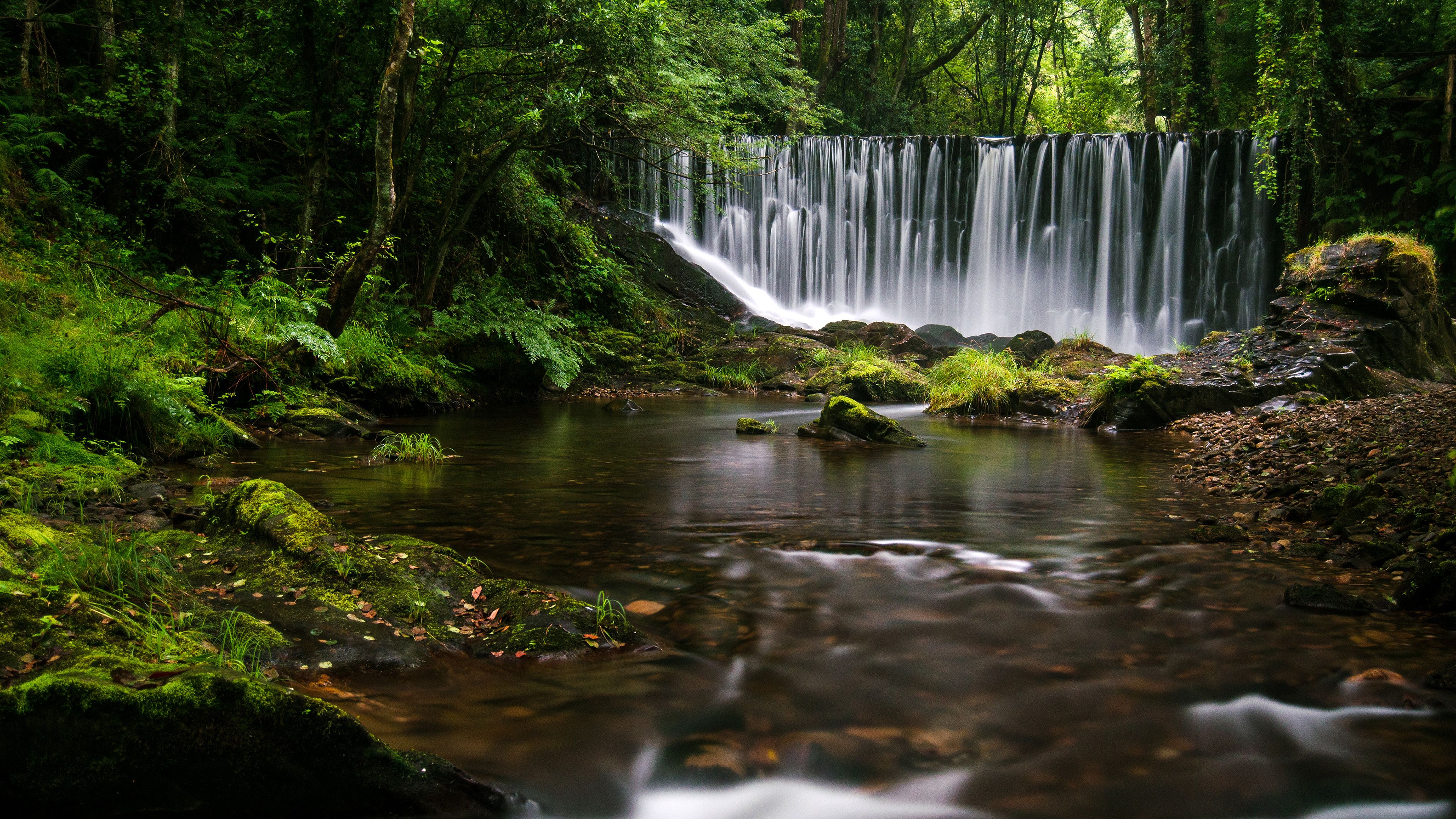 Galician Waterfall 4k, HD Nature, 4k Wallpaper, Image
