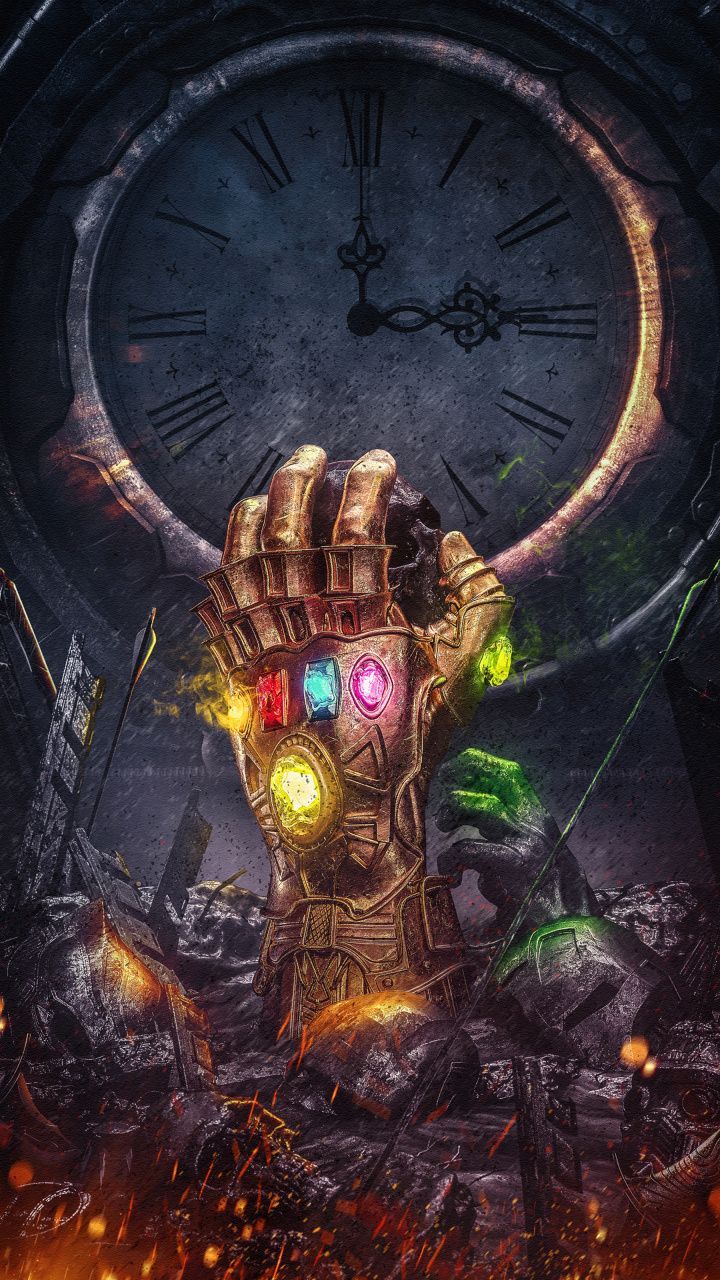 Infinity gauntlet, thanos, infinity stones, fantasy, artwork, 720x1280 wallpaper. Marvel iphone wallpaper, Marvel background, Avengers wallpaper