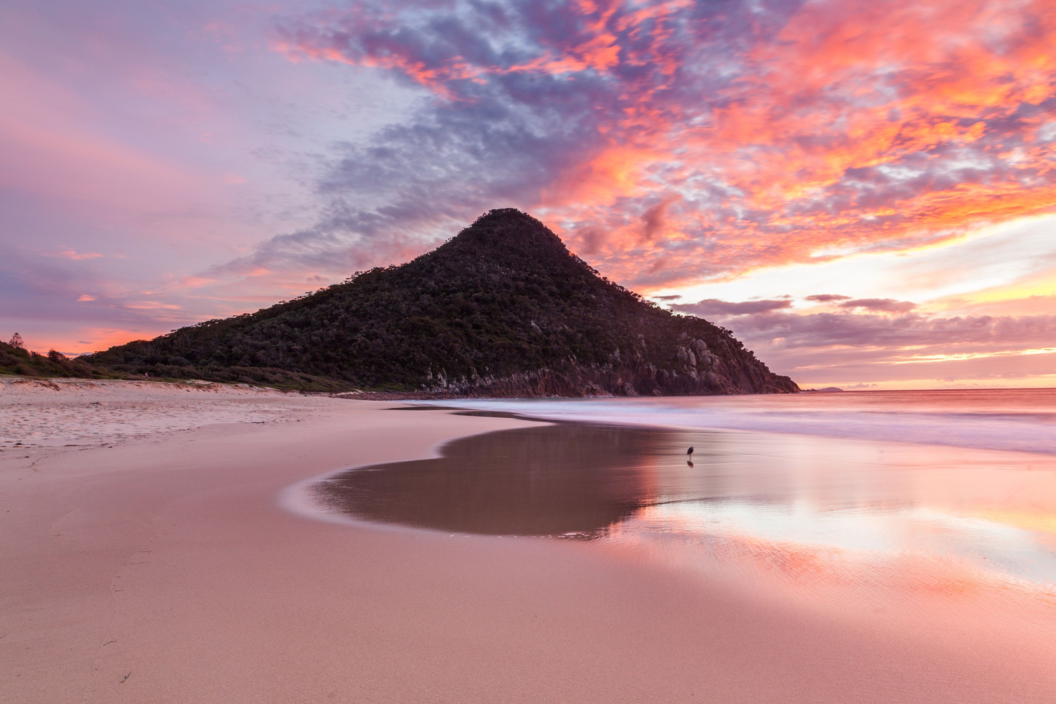 Nature Water Beach Rock Beautiful Sky 1280x1024