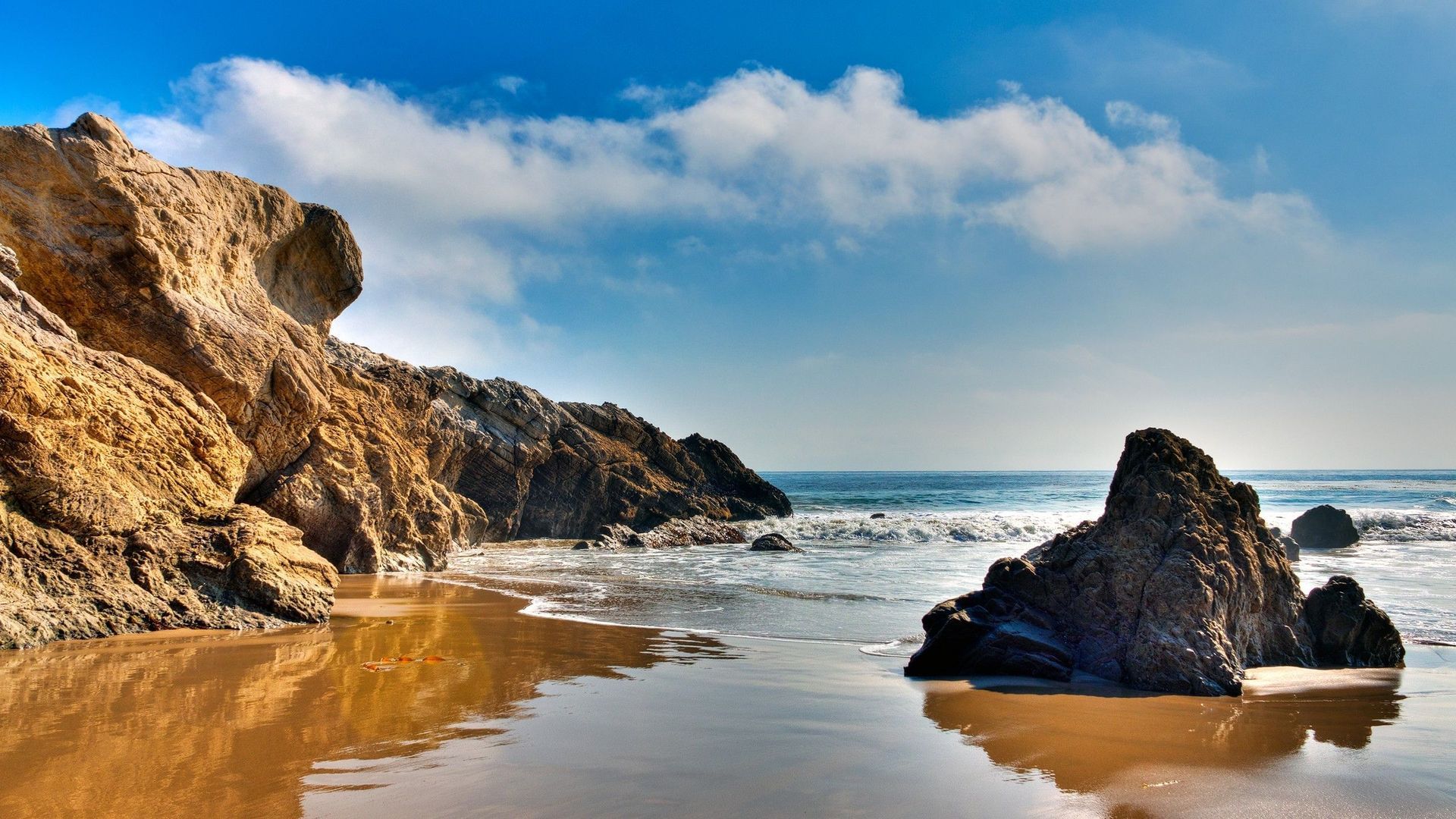 Free photo: Beach rocks, Beach, Blue Download