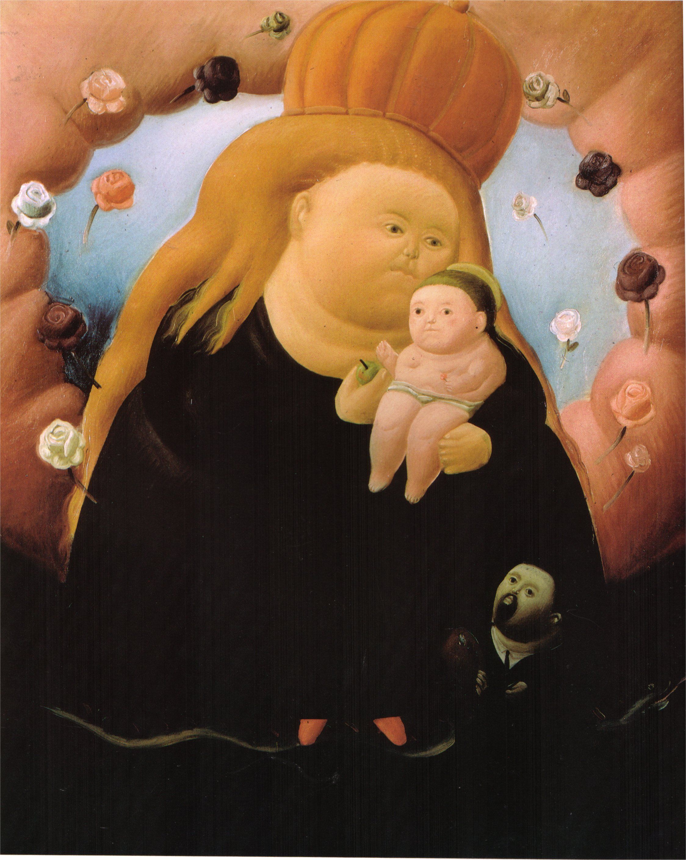 Hh: Colombia (Casitas) (Botero) / Peru (Retablos) (Arpilleras