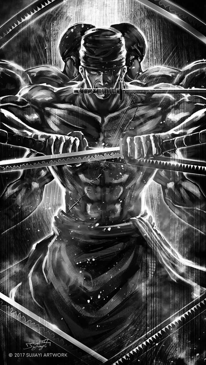 Roronoa Zoro Phone Black Wallpapers - Wallpaper Cave