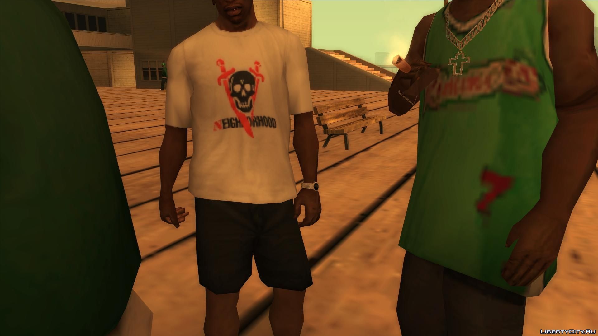 Neighborhood X VLONE T Shirt For GTA San Andreas