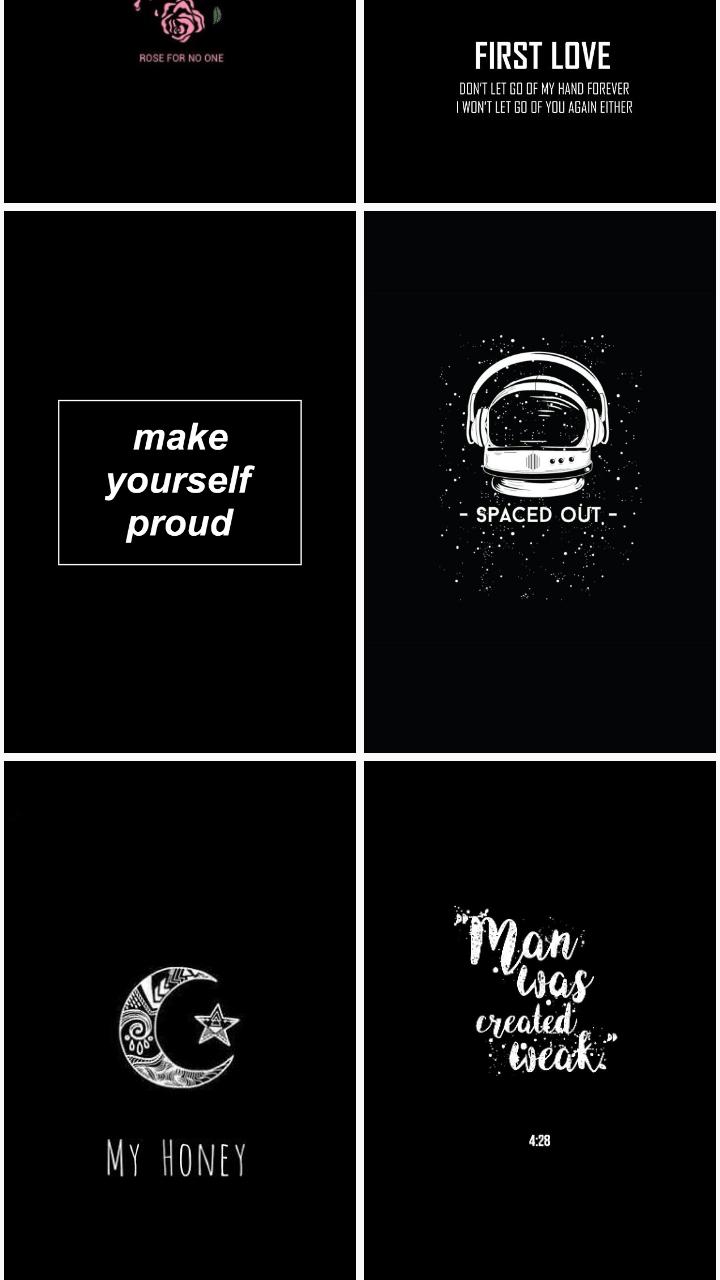 WoowPaper: Love Quotes Wallpaper Black