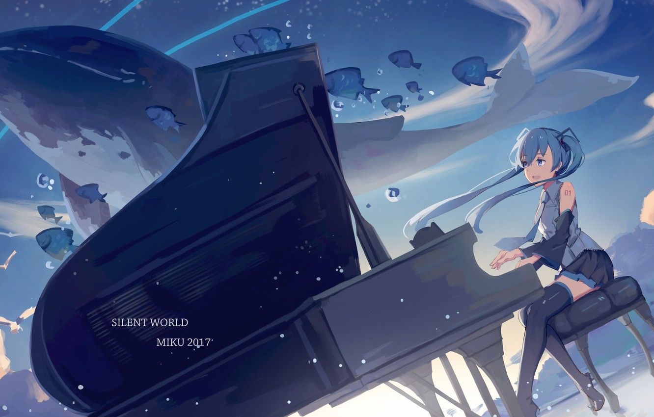 virtual piano anime