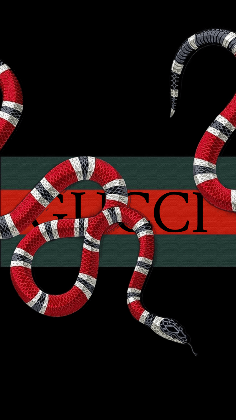 Gucci Snake iPhone Wallpaper