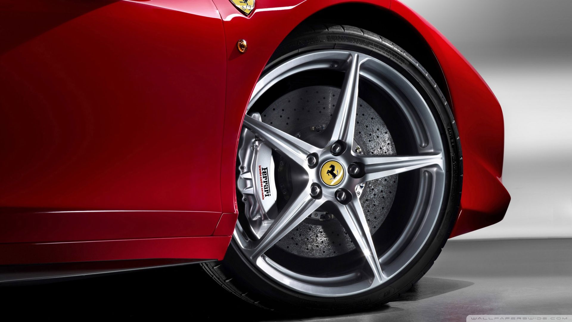 Ferrari 458 Italia Wheel Ultra HD Desktop Background