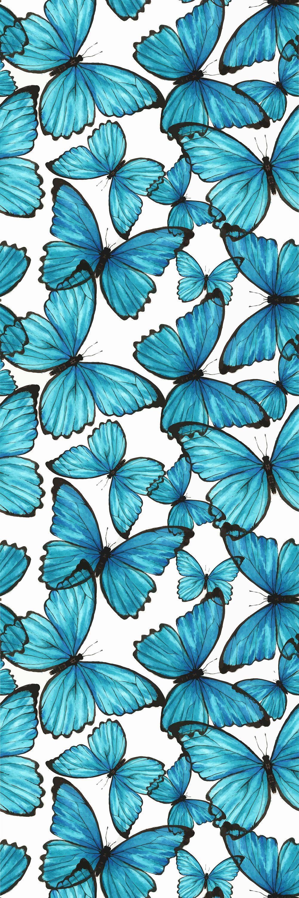 Winston Porter Boothby Removable Butterflies Nursery Wallpaper 10' L x 25 W Peel and Stick Wallpaper Roll