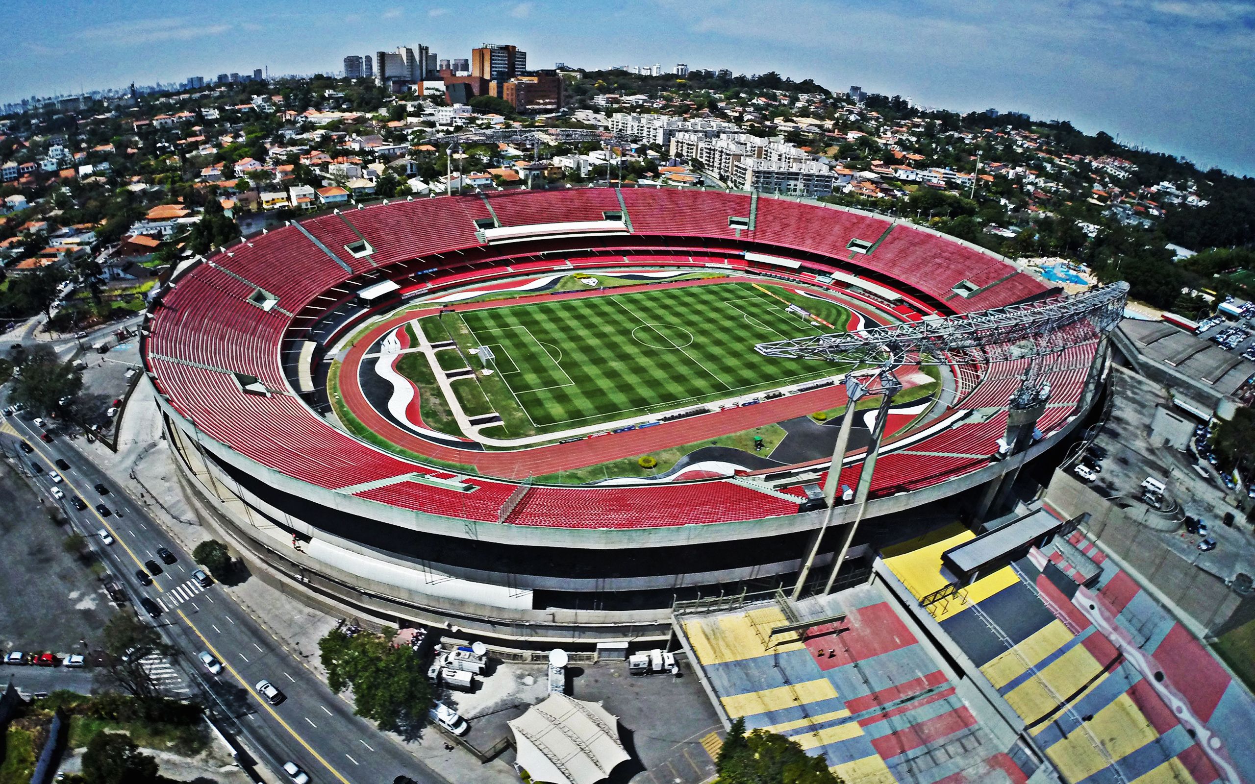 Download wallpaper Morumbi, Sao Paulo FC Stadium, Estadio do