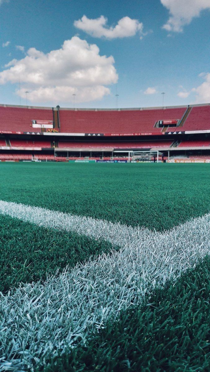 Vista do gramado, Estádio do Morumbi, São Paulo SP. Estadio