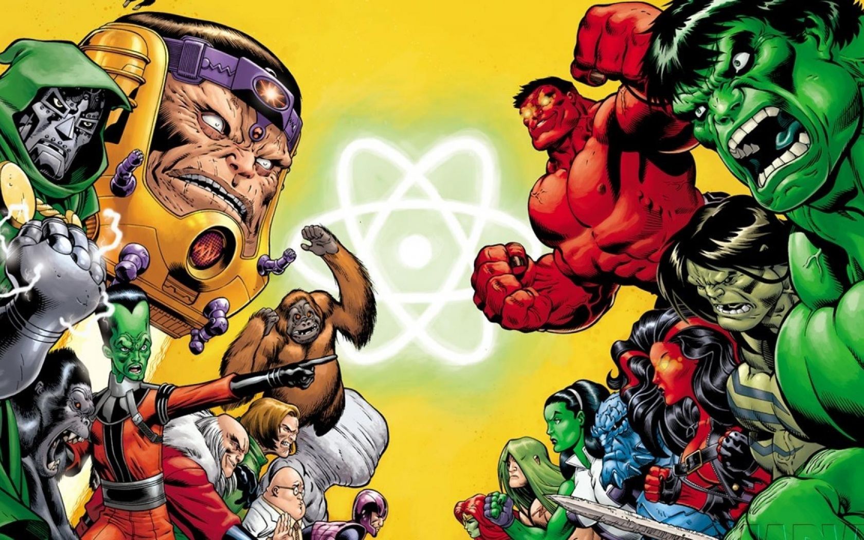 Free download She hulk marvel comics red dr doom modok wallpaper
