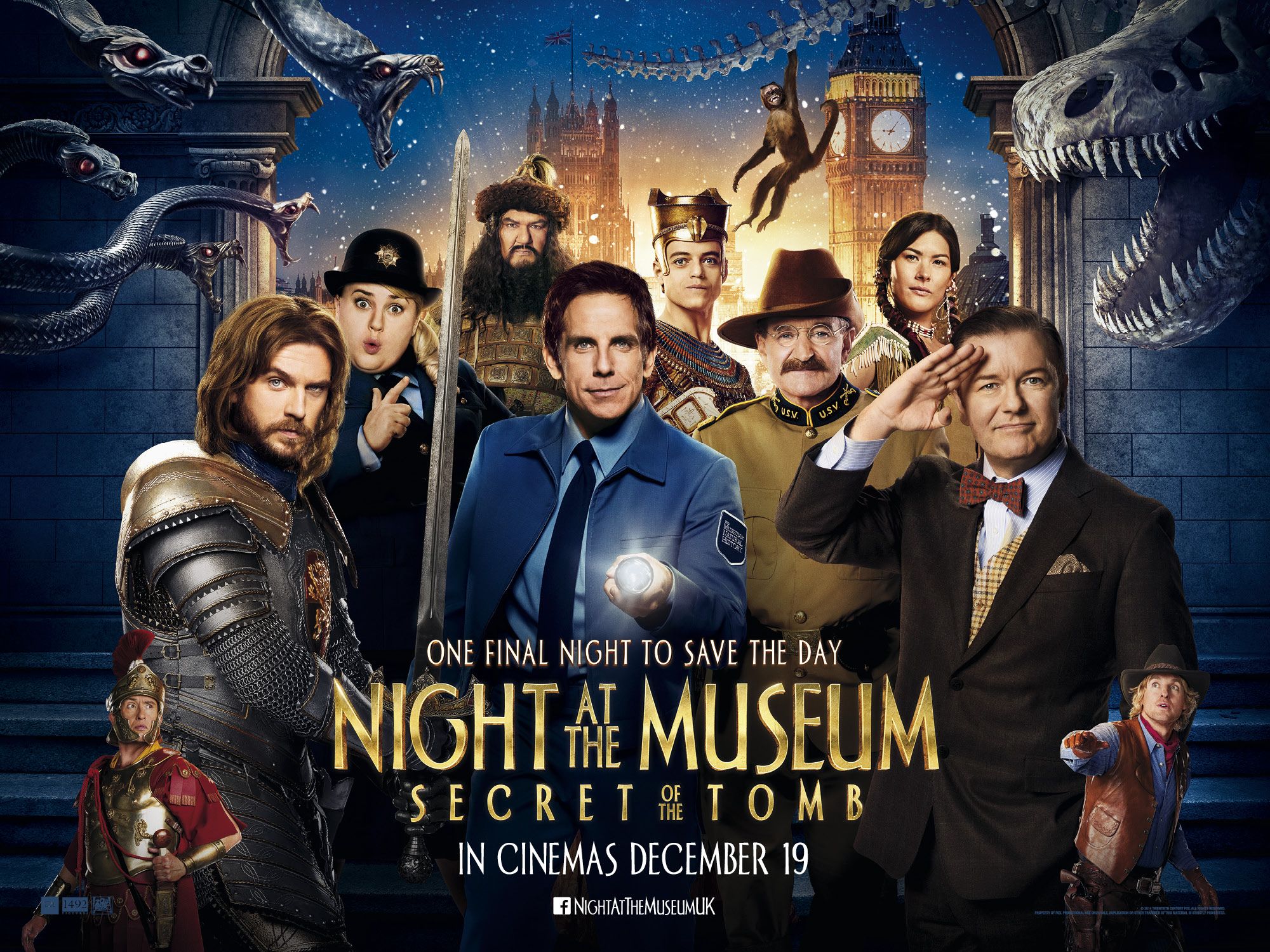 Most viewed Night At The Museum: Secret Of The Tomb wallpaper