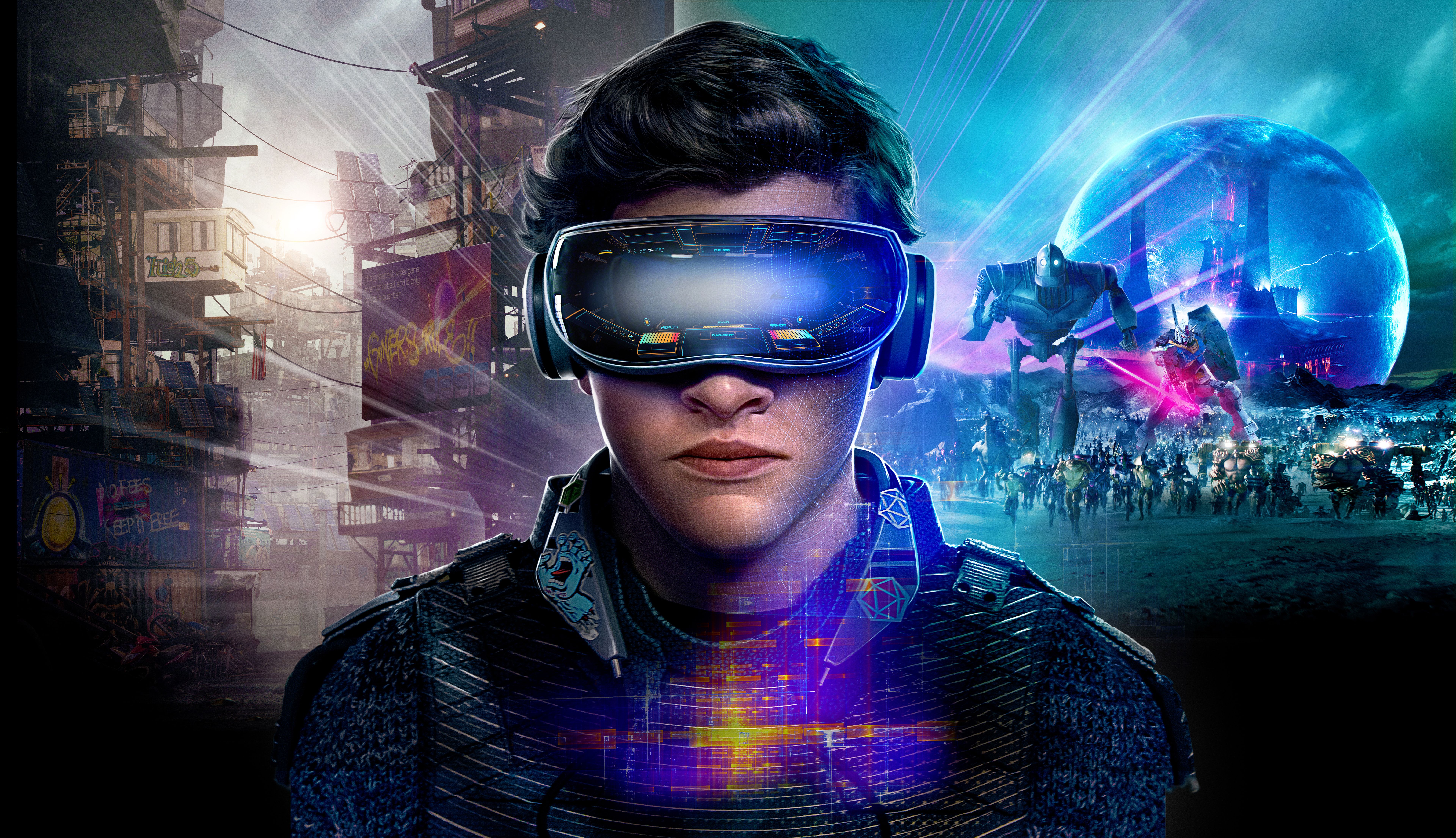 Wallpaper Ready Player One, Action, Adventure, Sci Fi, 4K