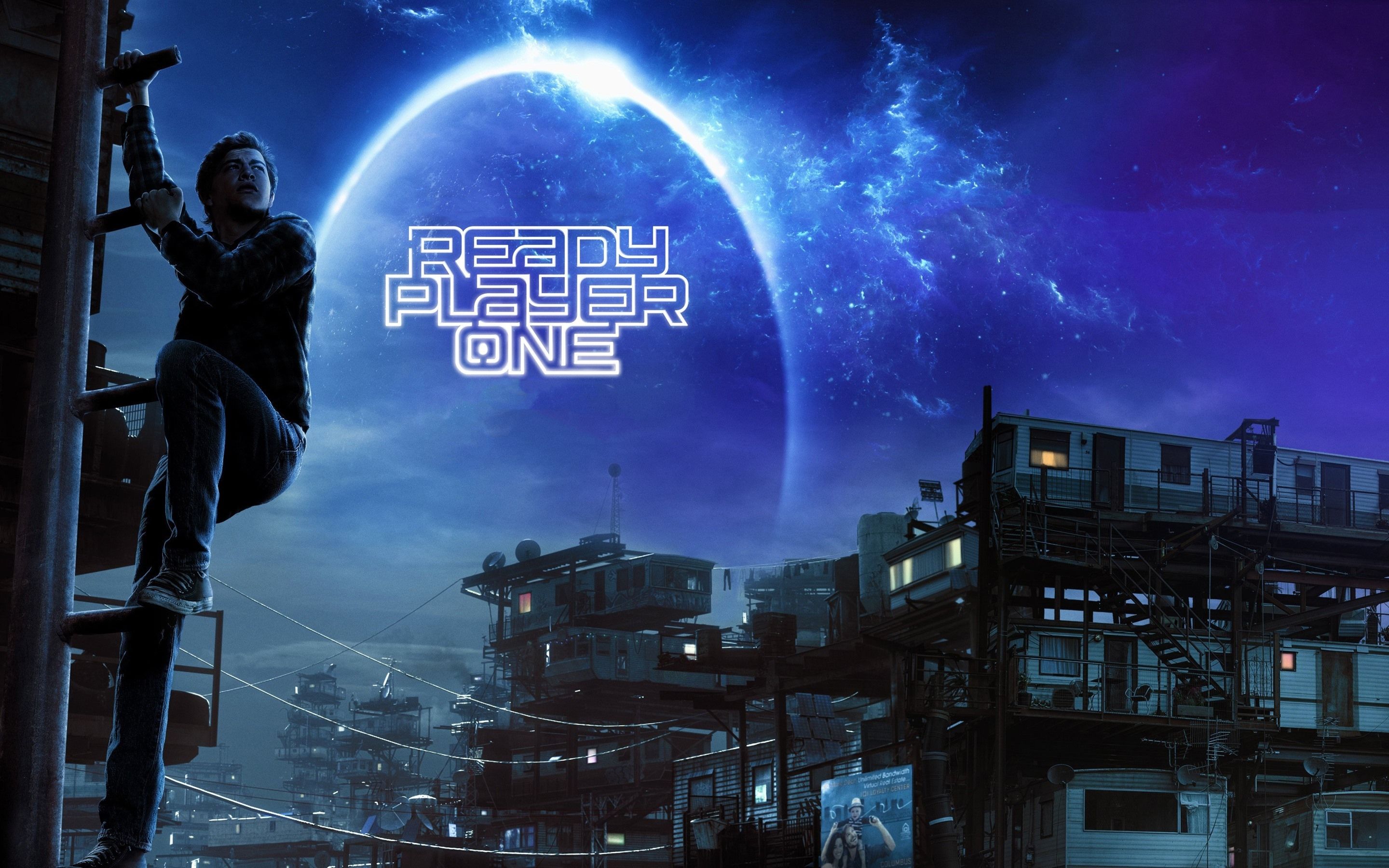 Download 2880x1800 Ready Player One, Climbing, Sci Fi Movies