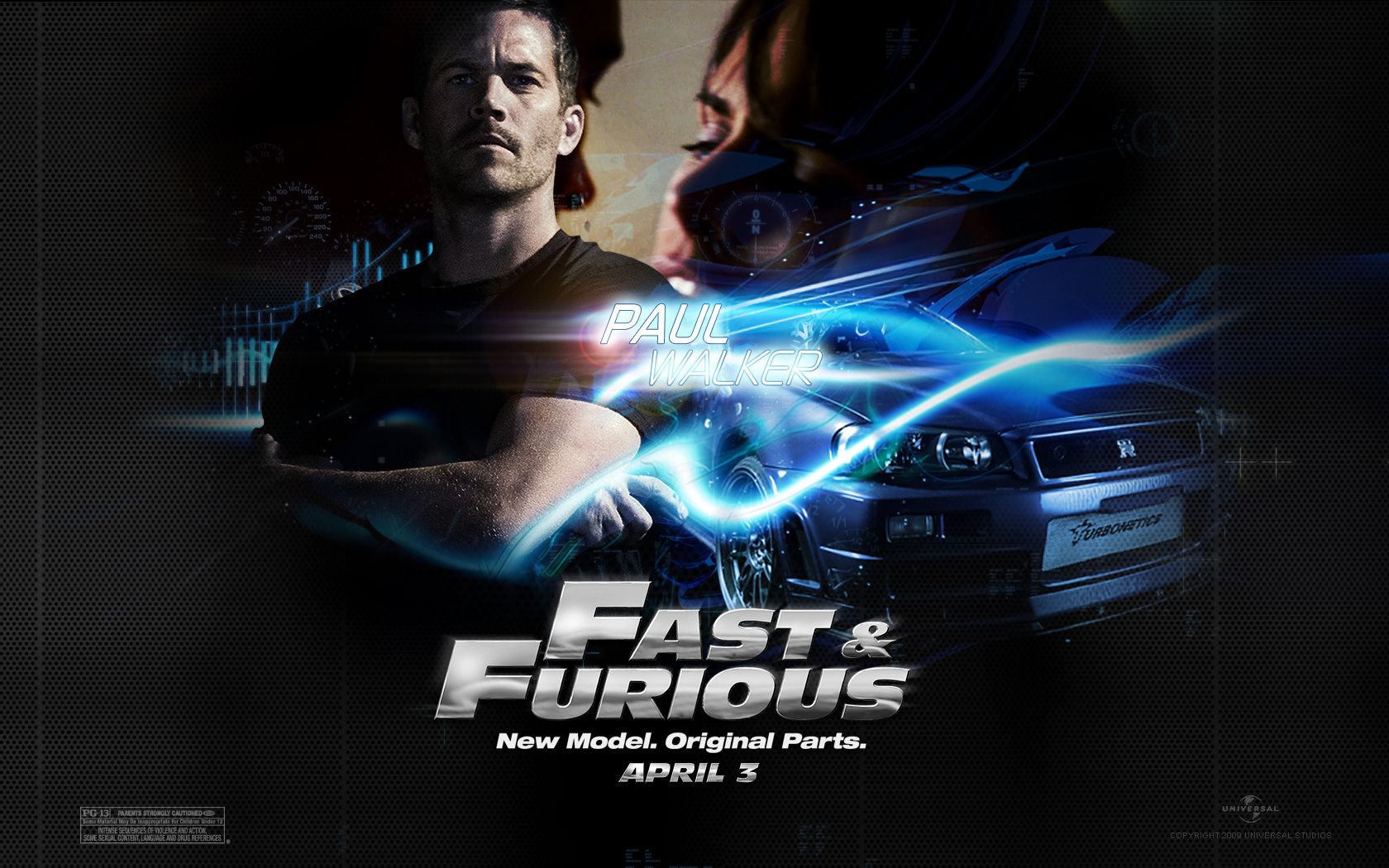 Brian and Furious O'Conner & Mia Toretto Wallpaper