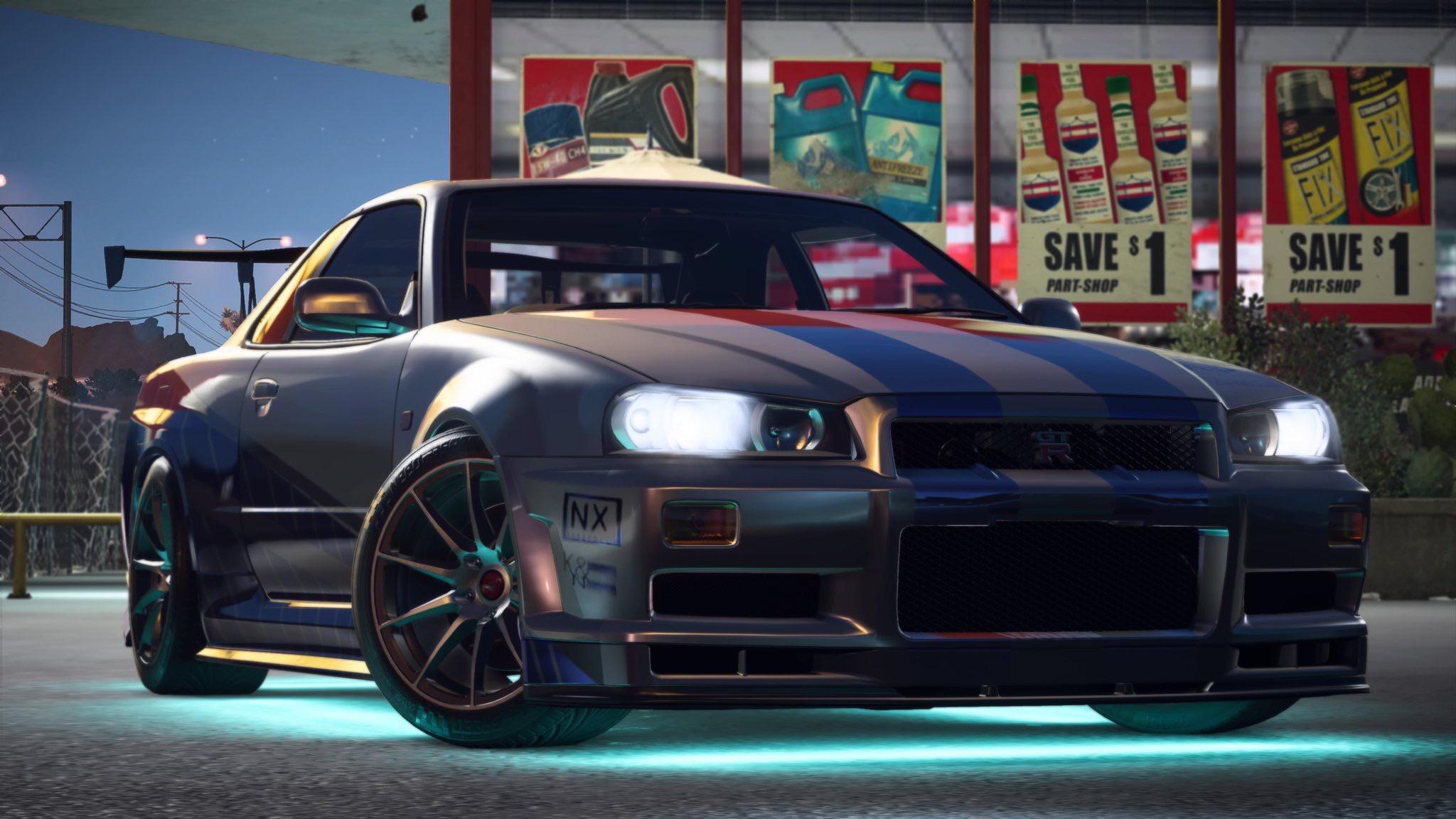 Brian O'Conner's Nissan Skyline R34 from 2Fast 2Furious