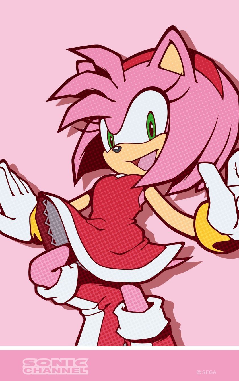 Amy Rose Sonic Channel Gallery Sonic Scanf pertaining to