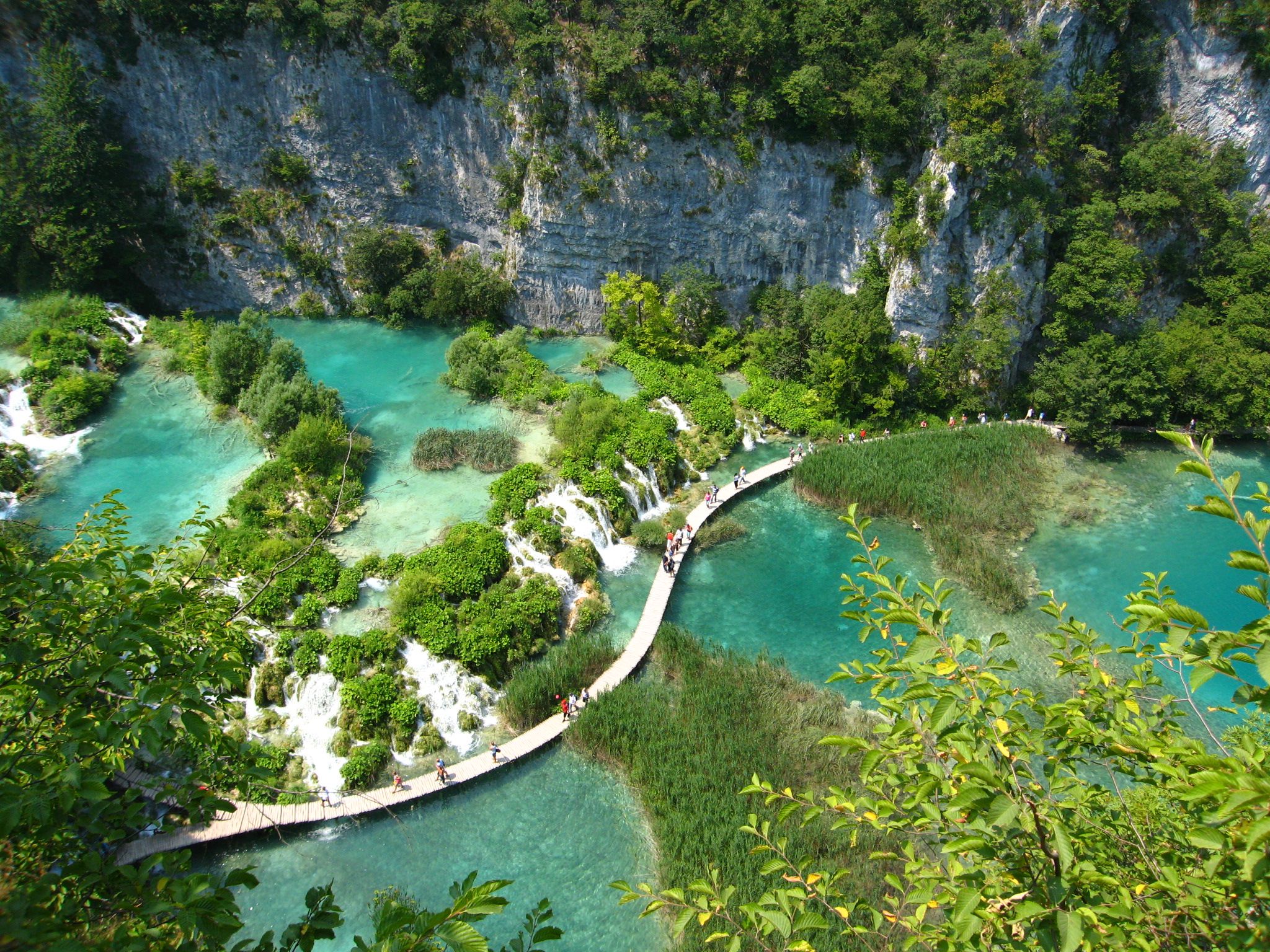 A wonderful discovery, the Plitvice lakes in Croatia