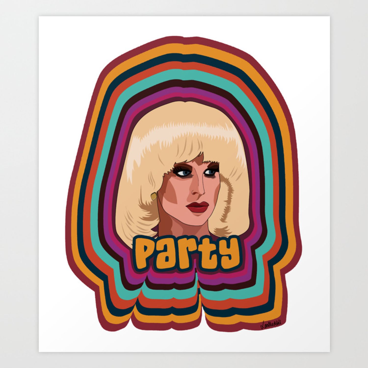 Katya Zamolodchikova Art Print