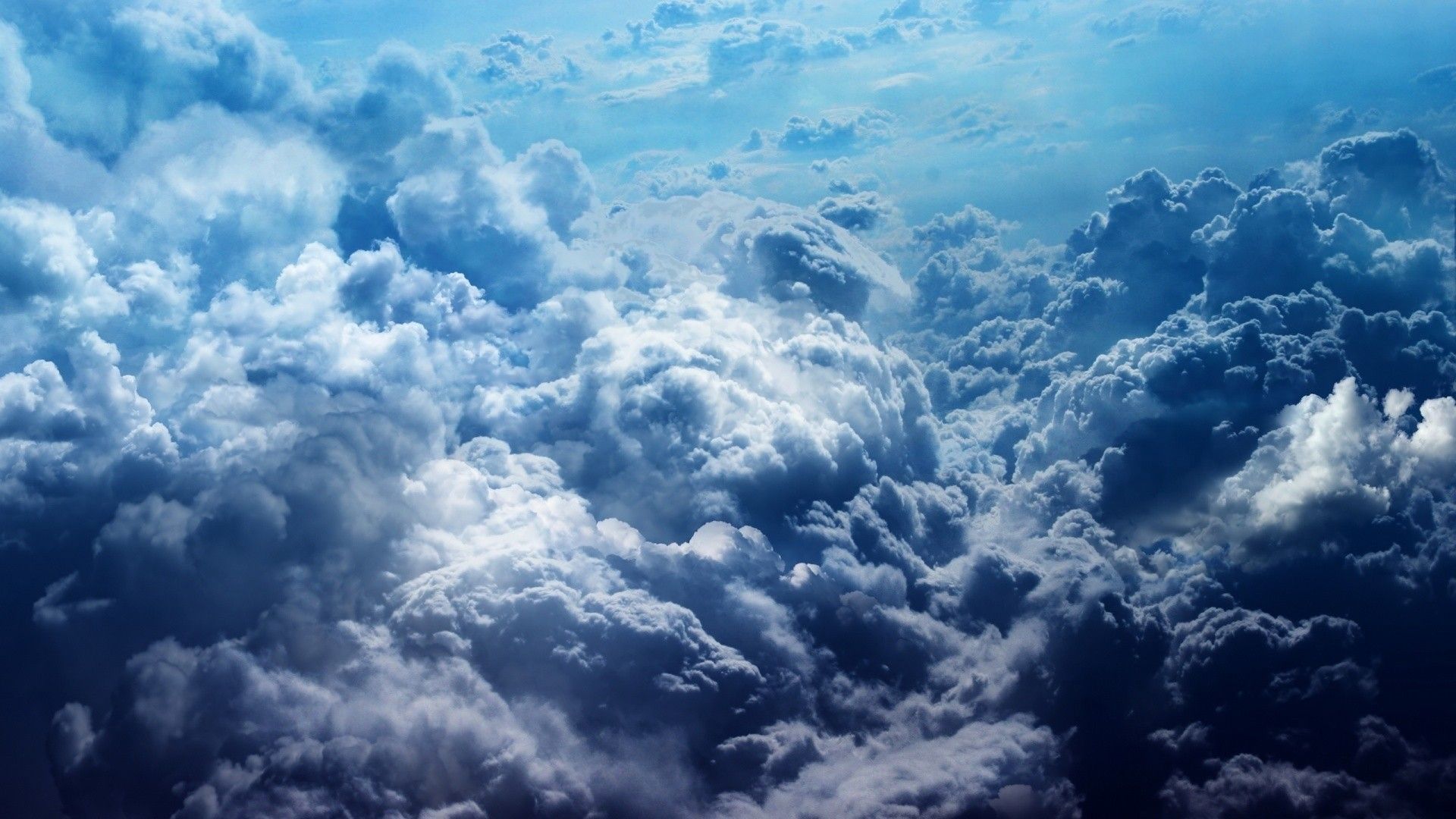 light blue wallpaper aesthetic clouds