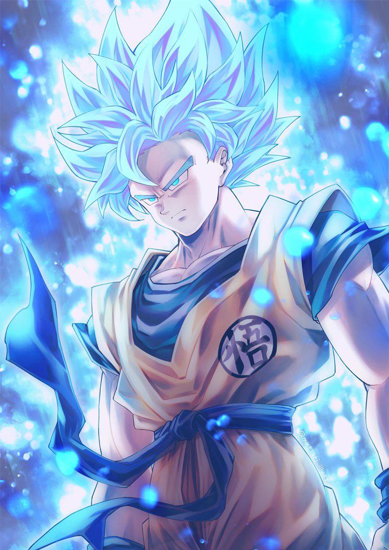 Super Saiyan Blue Goku From @mattari_illust