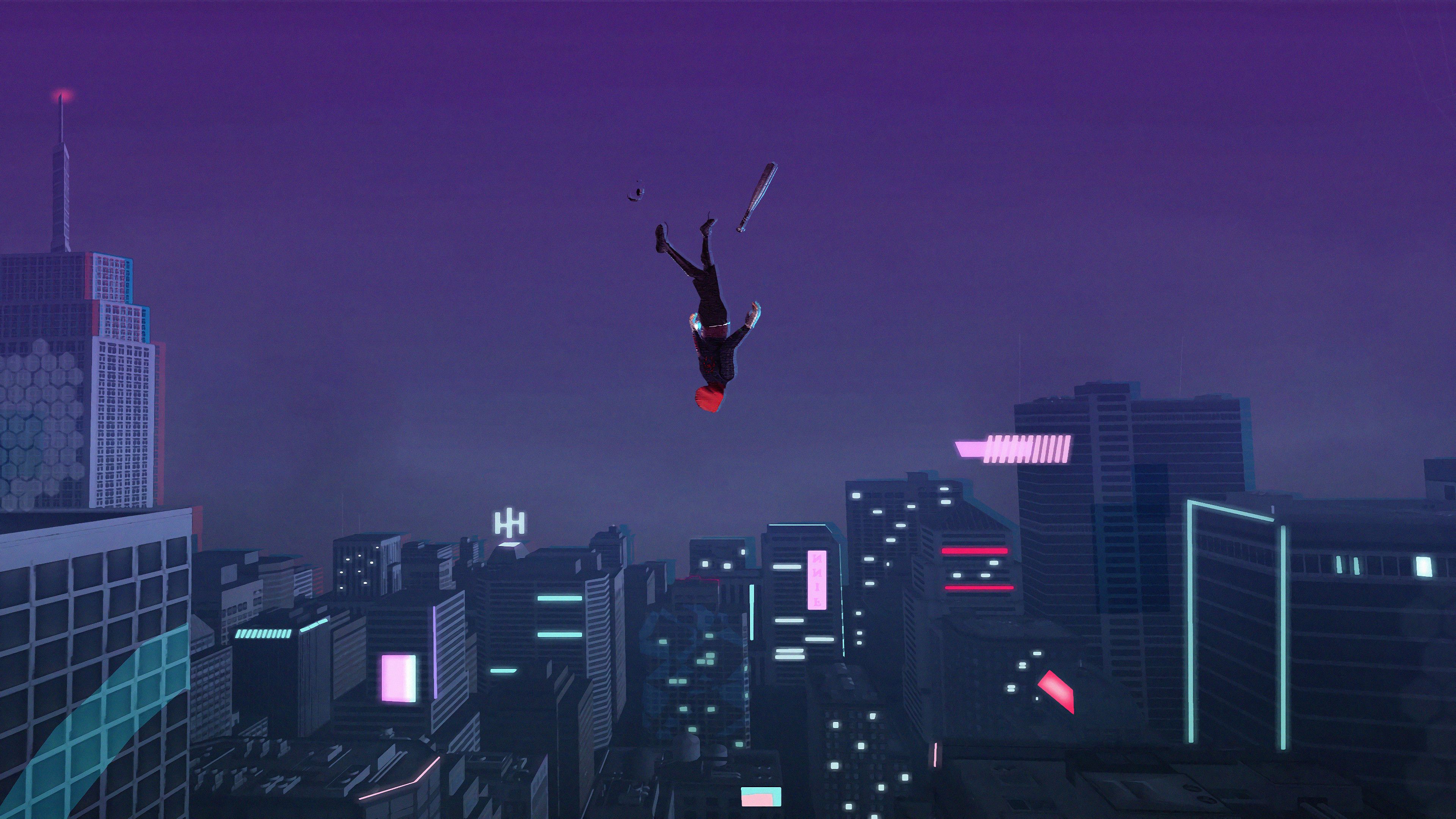 Miles Morales Leap Of Faith Spider Man: Into The Spider Verse 4K
