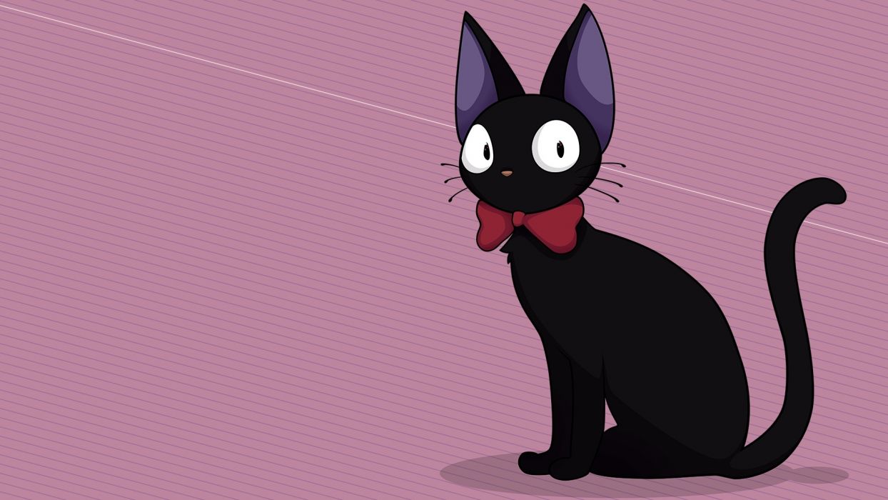 animal cat jiji (character) majo no