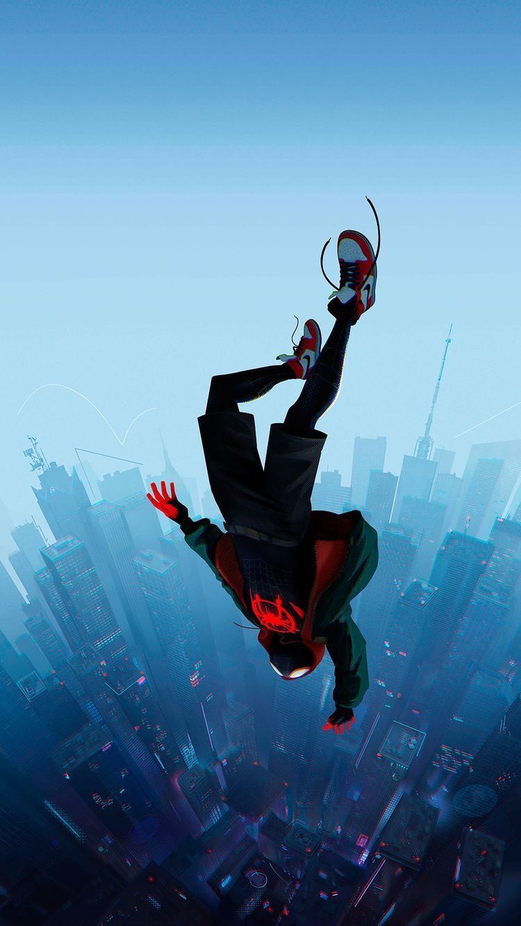 Leap Faith Spider Man Into The Spider Verse HD Wallpaper